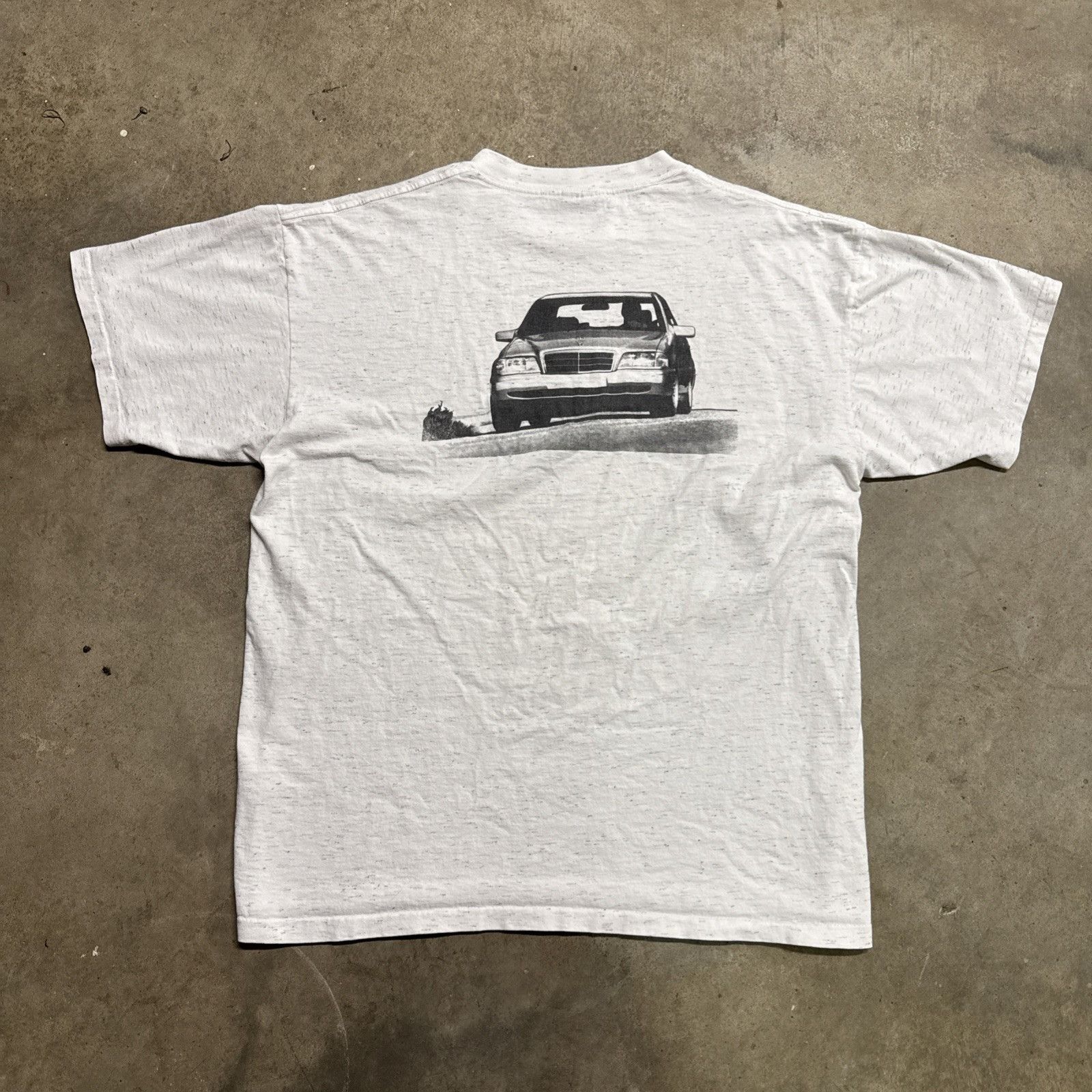 Mercedes-Benz Vintage Mercedes Benz Shirt Mens XL Gray 90s Racing E Class Size US XL / EU 56 / 4 - 1 Thumbnail