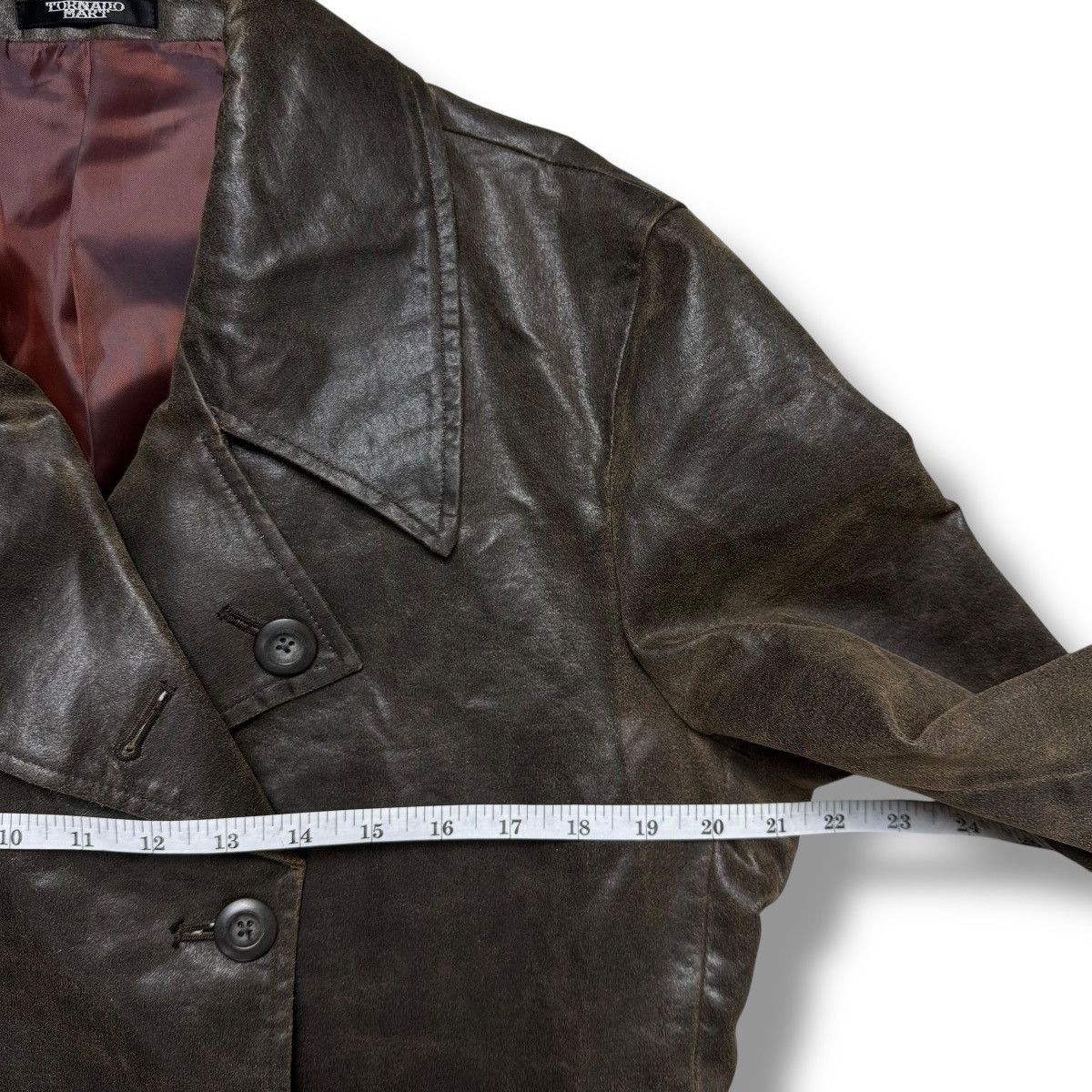 Tornado Mart Tornado Mart Sheep Leather Trench Coat Jacket Size US XL / EU 56 / 4 - 20 Thumbnail
