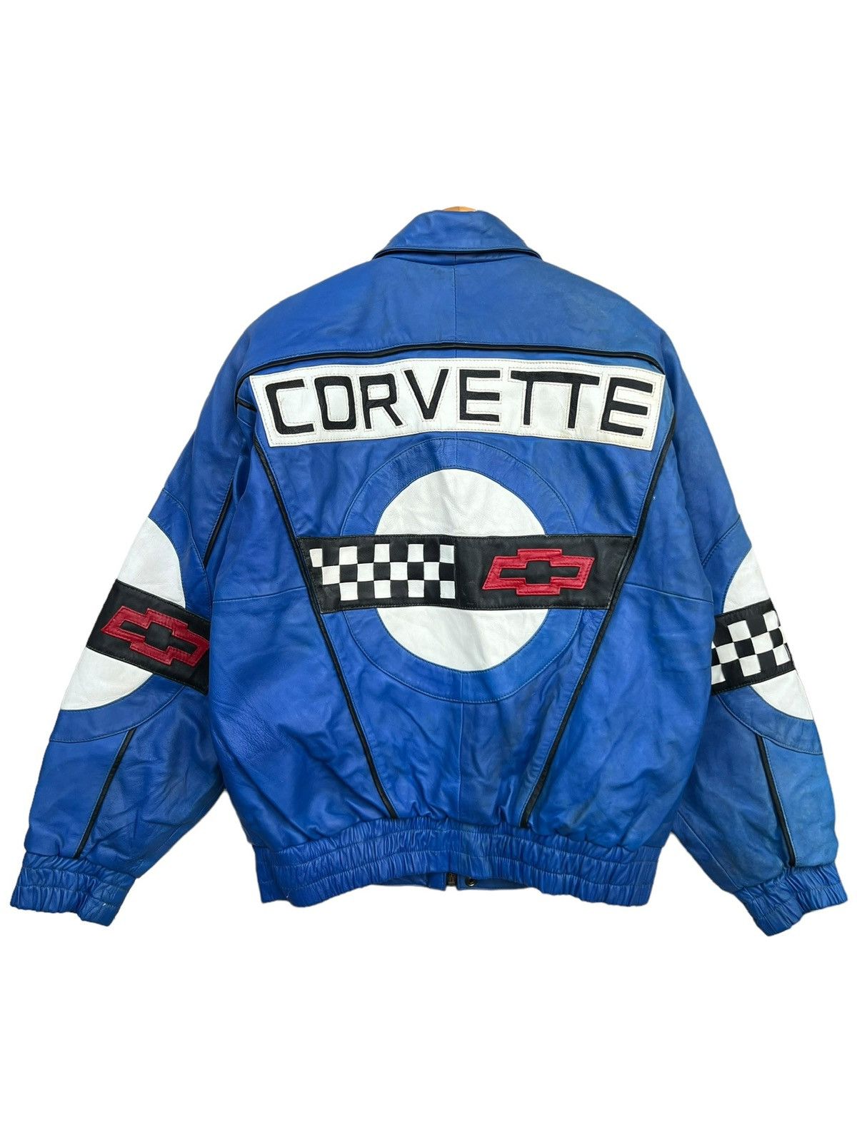Vintage Vintage Covernett Racing Spellout Baggy Leather Jacket Size US M / EU 48-50 / 2 - 9 Thumbnail