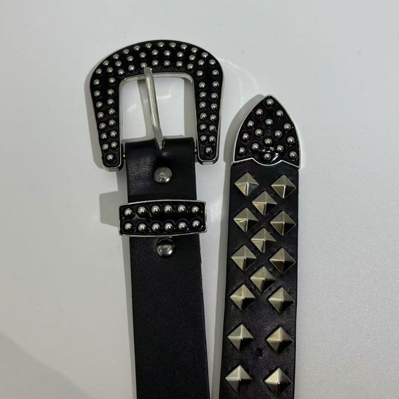 Japanese Brand Rivet studded belt Size ONE SIZE - 3 Thumbnail