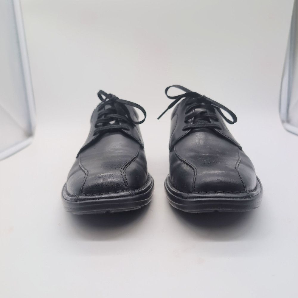 Clarks Clarks Sz 9 Kempton Run Classic Black Men's Shoes Size US 9 / EU 42 - 2 Thumbnail