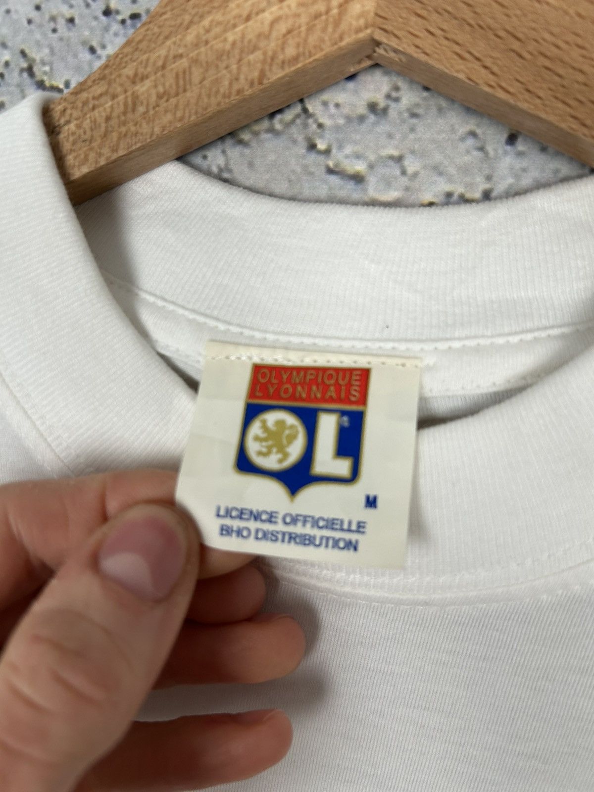 Vintage Vintage Olympique Lyon Merch Fan Soccer Tee Football 90s Size US M / EU 48-50 / 2 - 4 Thumbnail