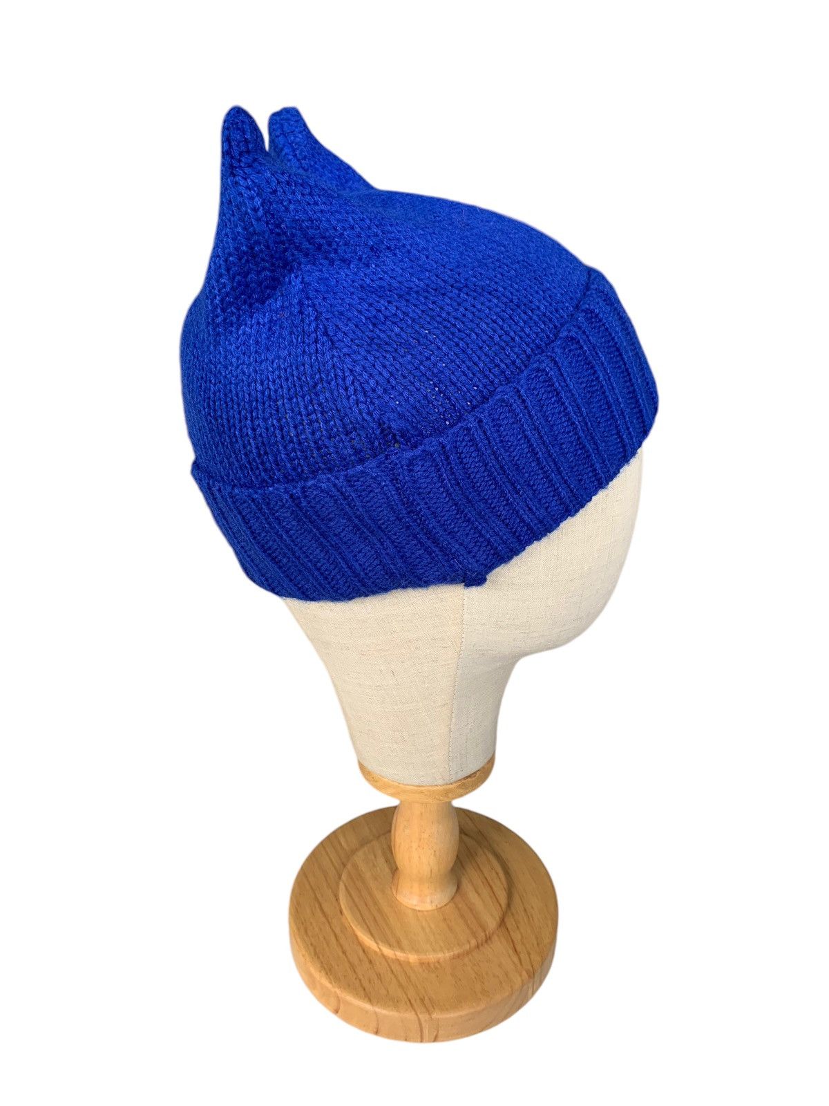 Japanese Brand × Kapital × Vintage Devil Horn Blue Japanese Rare Knit Beanie hats☠️☠️ Size ONE SIZE - 5 Thumbnail