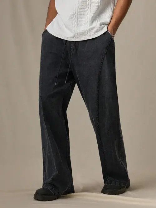 Japanese Brand Aoyama x Mita Vintage RETRO loose wide sweatpants Size US 36 / EU 52 - 5 Thumbnail