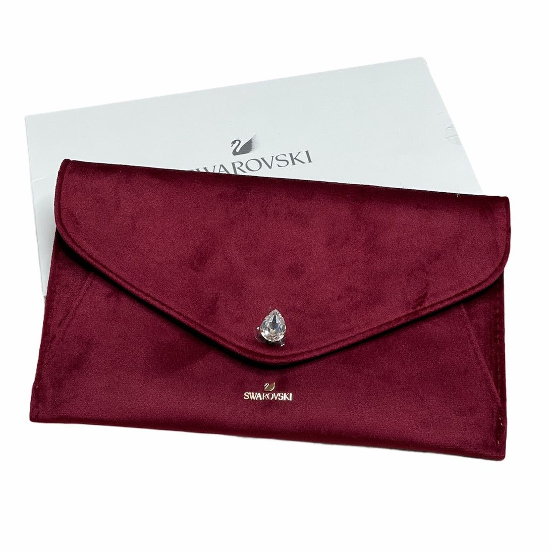 Swarovski Swarovski Sparkling Holiday Clutch Bag Burgundy. Clutch Bag Size ONE SIZE - 1 Thumbnail
