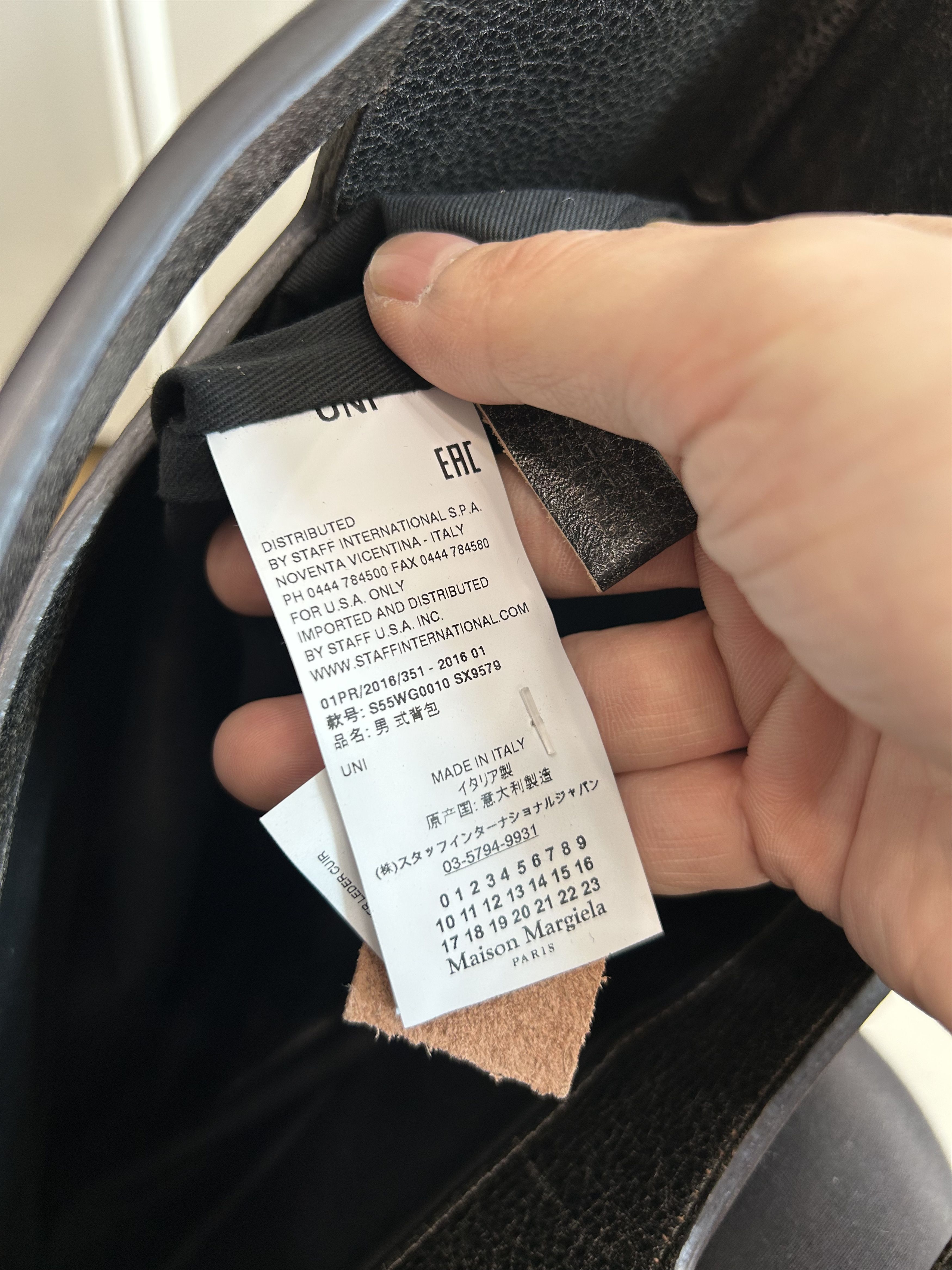 Maison Margiela MAISON MARGIELA Dirty-Wash Messenger Bag Size ONE SIZE - 7 Thumbnail