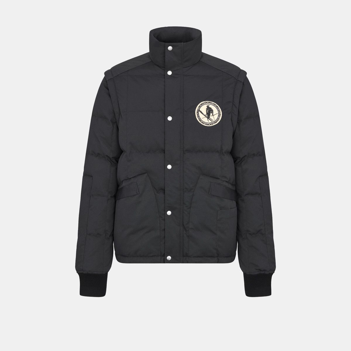 o1bcso1str0125 Peter Doig Ski Jacket in Black