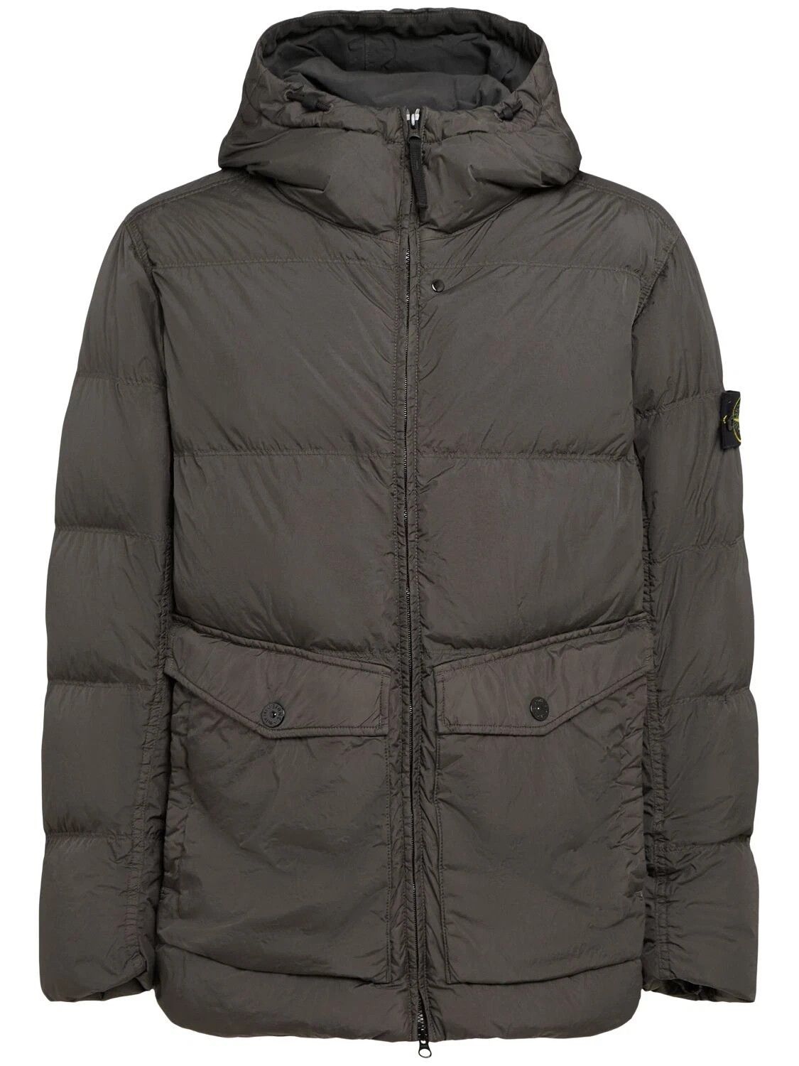 Stone Island STONE ISLAND $1325 Lead Gray Down Jacket New & Authentic Size US L / EU 52-54 / 3 - 1 Thumbnail