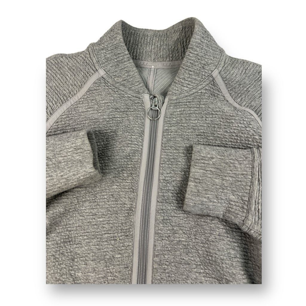 Lululemon On Repeat Ribbed Bomber Full Zip Jacket Size