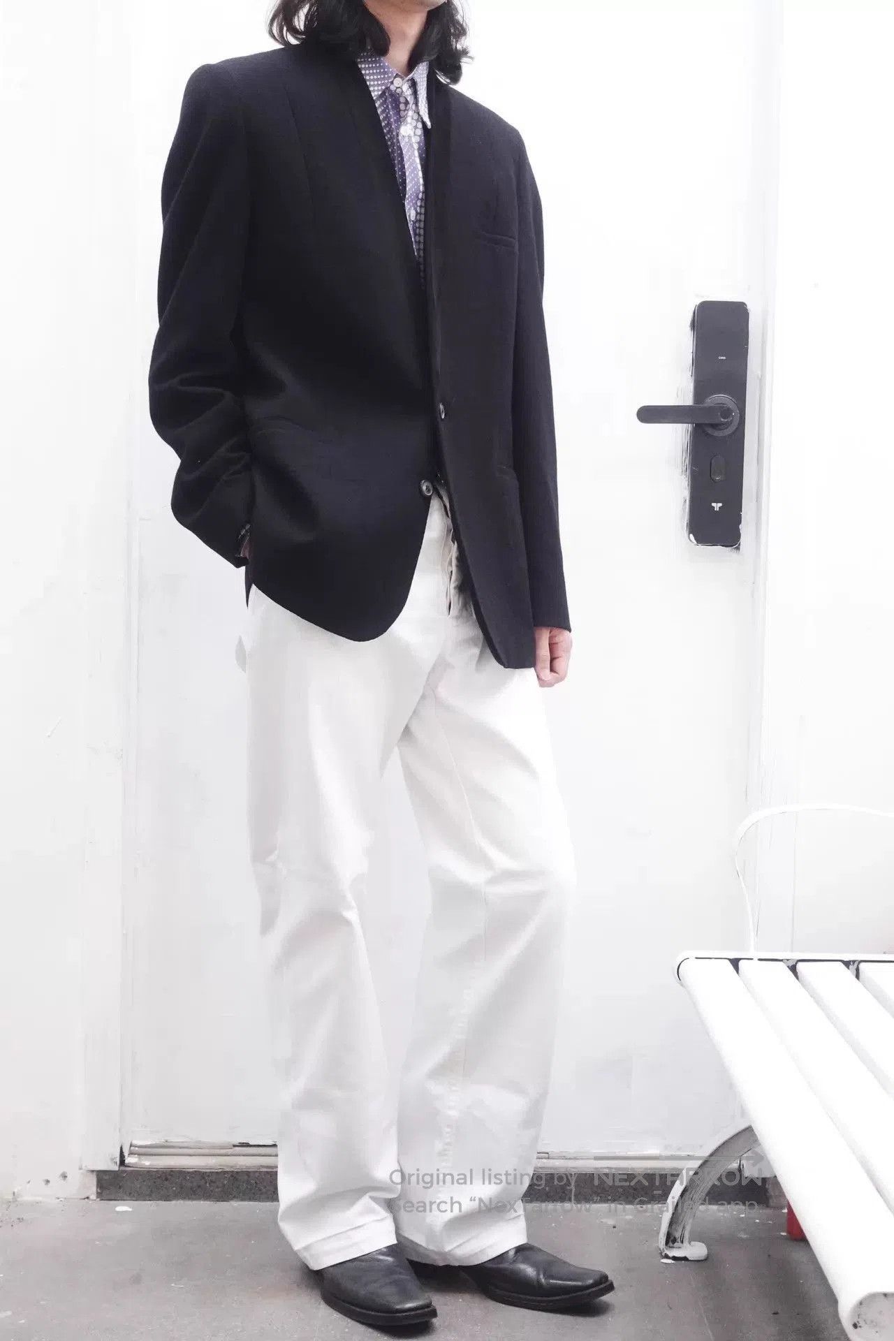 Maison Margiela Black Single. Size US M / EU 48-50 / 2 - 2 Thumbnail