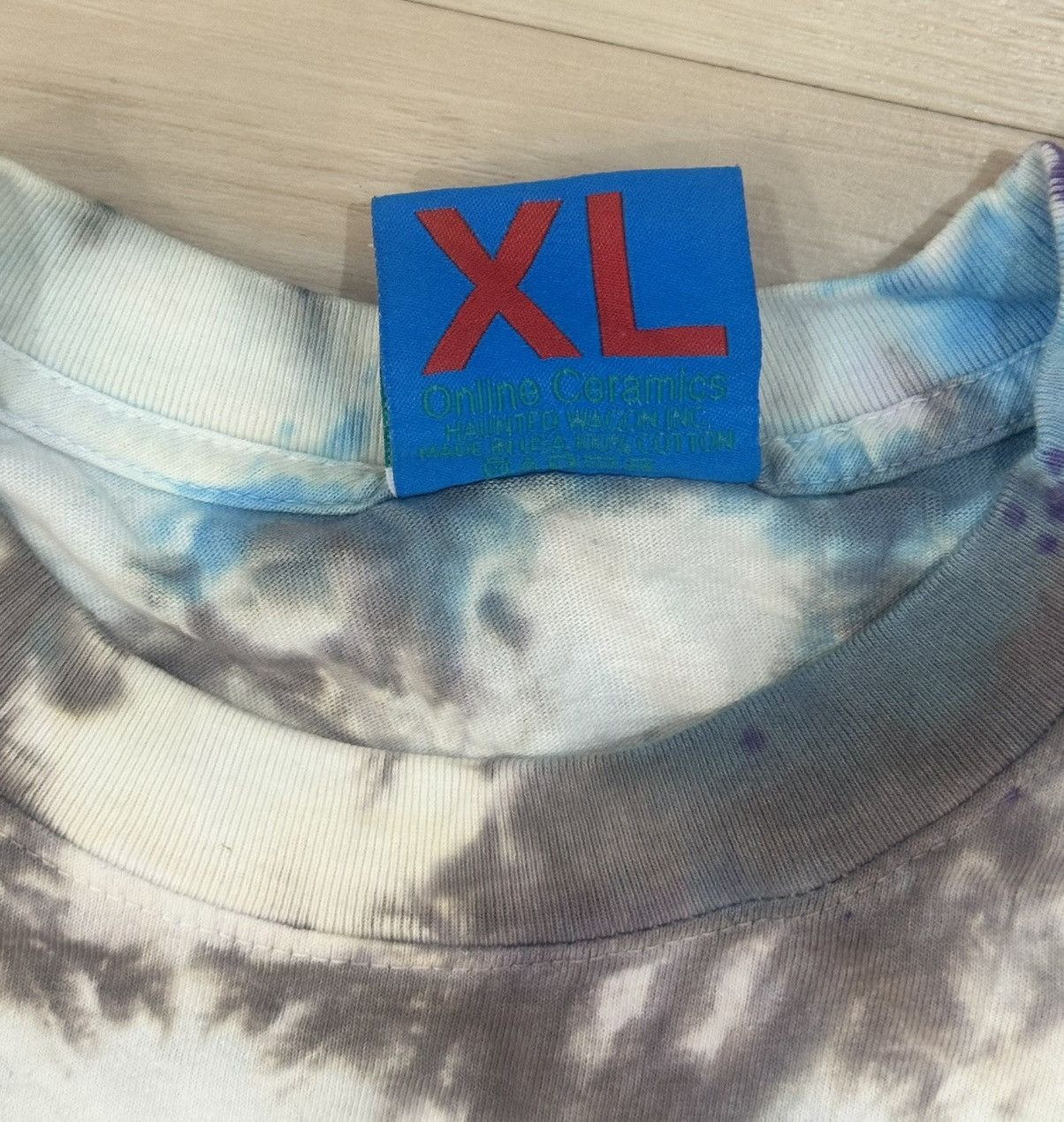 Online Ceramics Online Ceramics Grateful Dead Dancing Bear Hand Dyed Size XL Size US XL / EU 56 / 4 - 4 Thumbnail