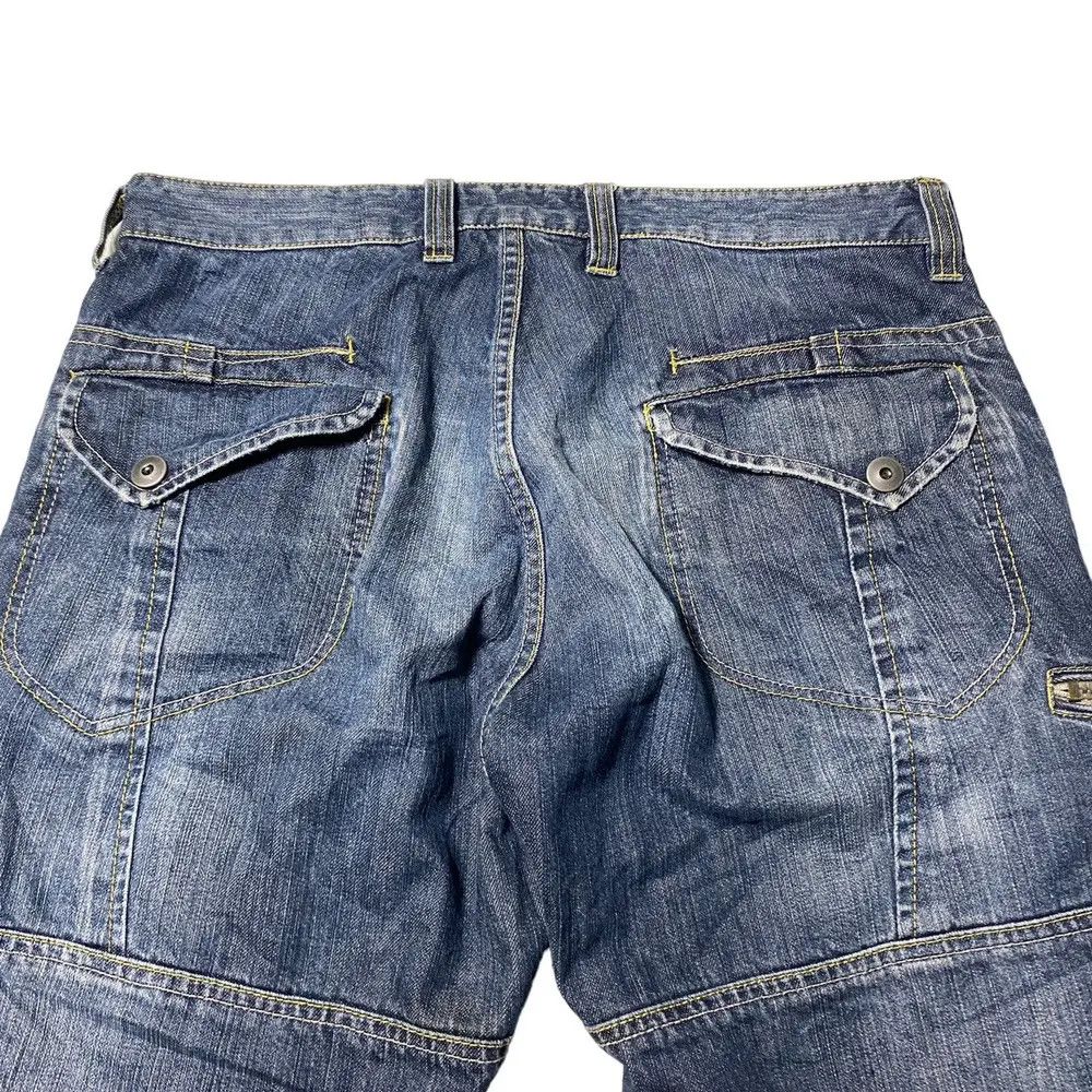 Japanese Brand lcco japanesebrand multizip pocket denim y2k lgb Size US 33 - 8 Thumbnail