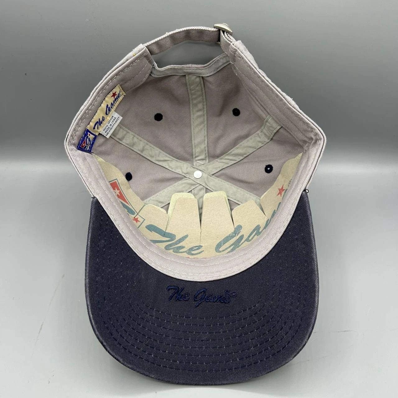 The Game Saint Anselm College Hat Men Gray The Game Strap Back Cotton Size ONE SIZE - 2 Thumbnail