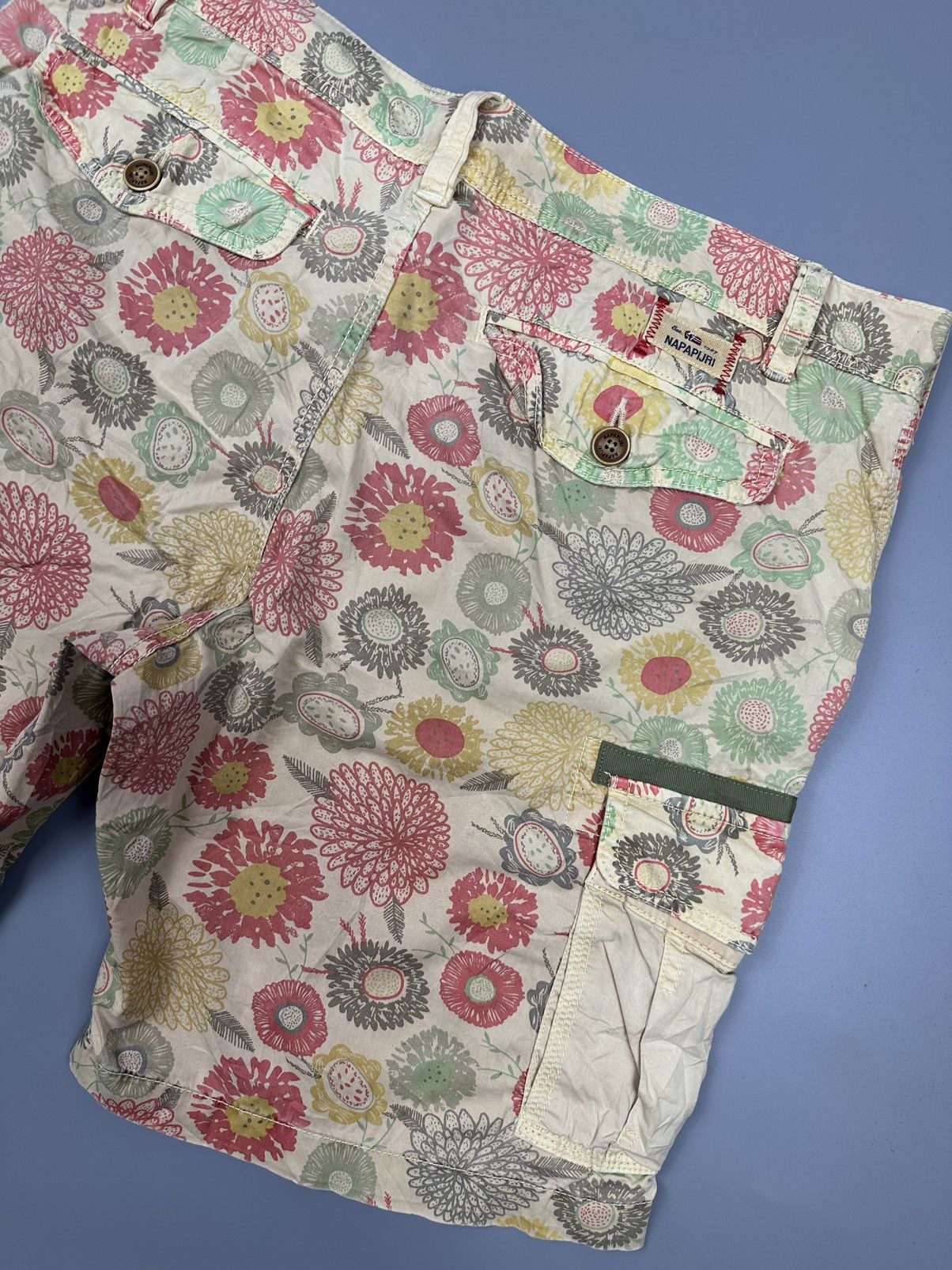 Napapijri Napapijri Floral Cargo Pants Size US 35 - 5 Thumbnail
