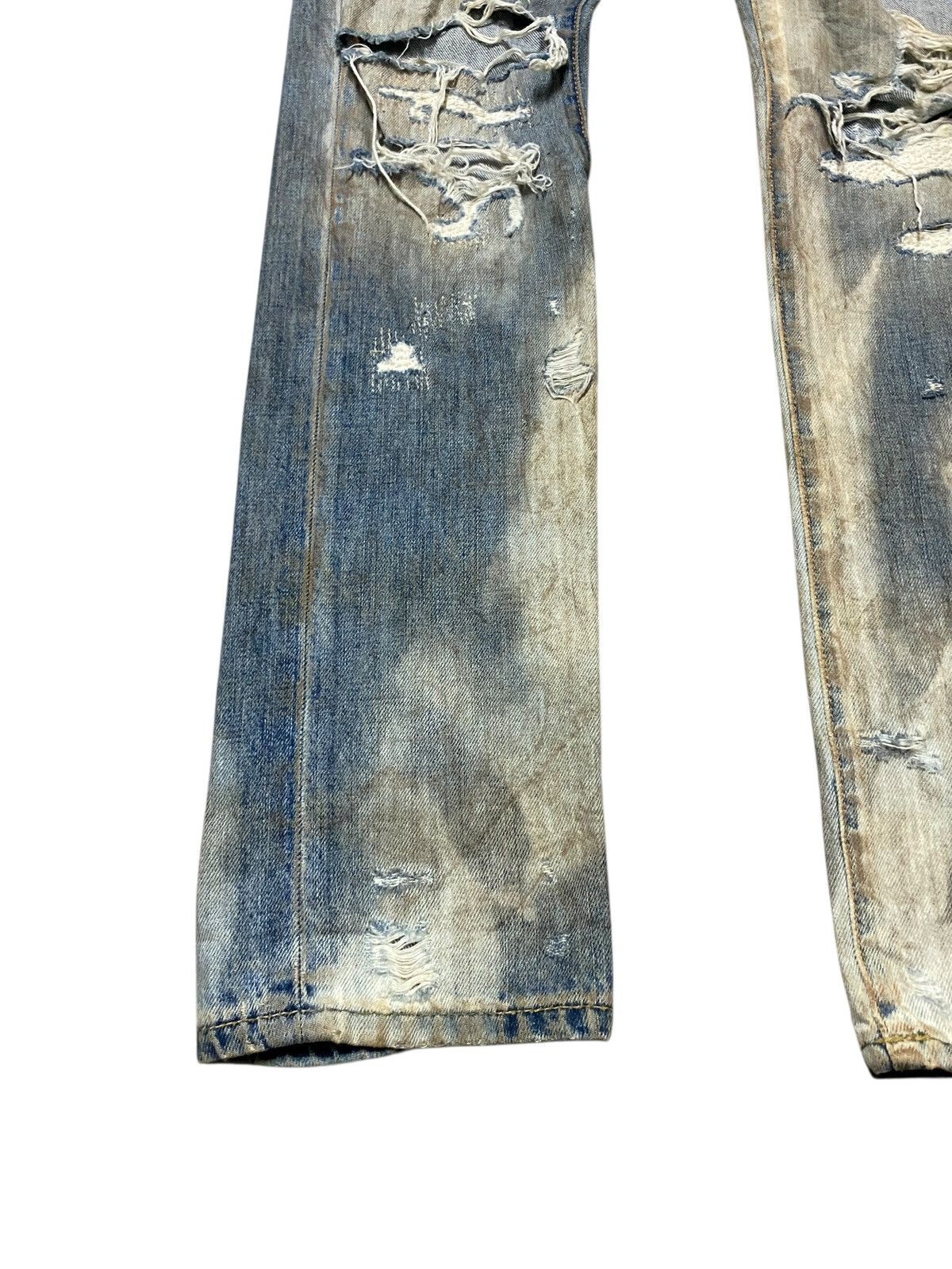 Polo Ralph Lauren Vintage Polo Ralph Lauren Homeless Distressed Jeans 2000s Size US 30 / EU 46 - 5 Thumbnail
