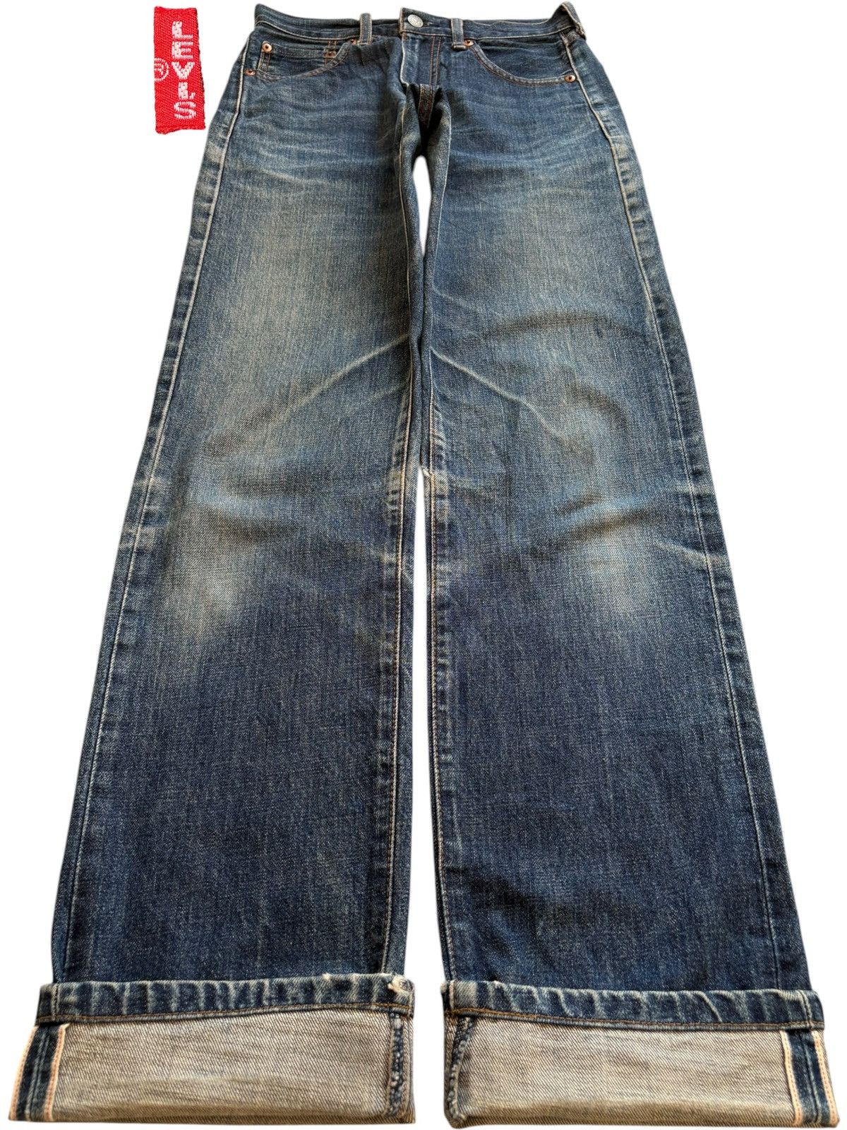 Levi's Vintage 80s Levis 502 Big E Selvedge Blue Wash Loose Jeans Size US 28 / EU 44 - 1 Thumbnail