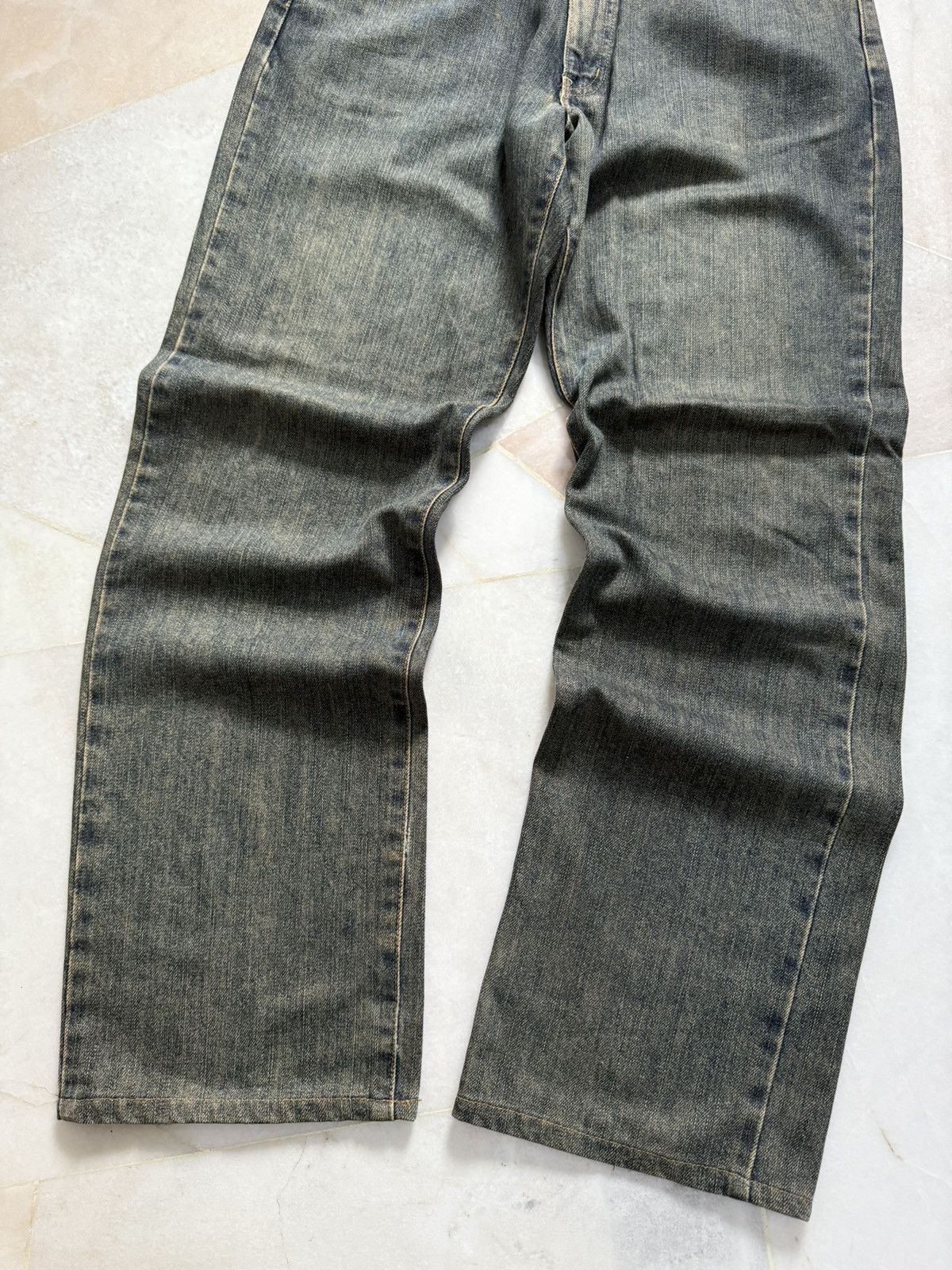 Japanese Brand Vintage 90s Edwin 404 rusty pants Size US 31 - 6 Thumbnail