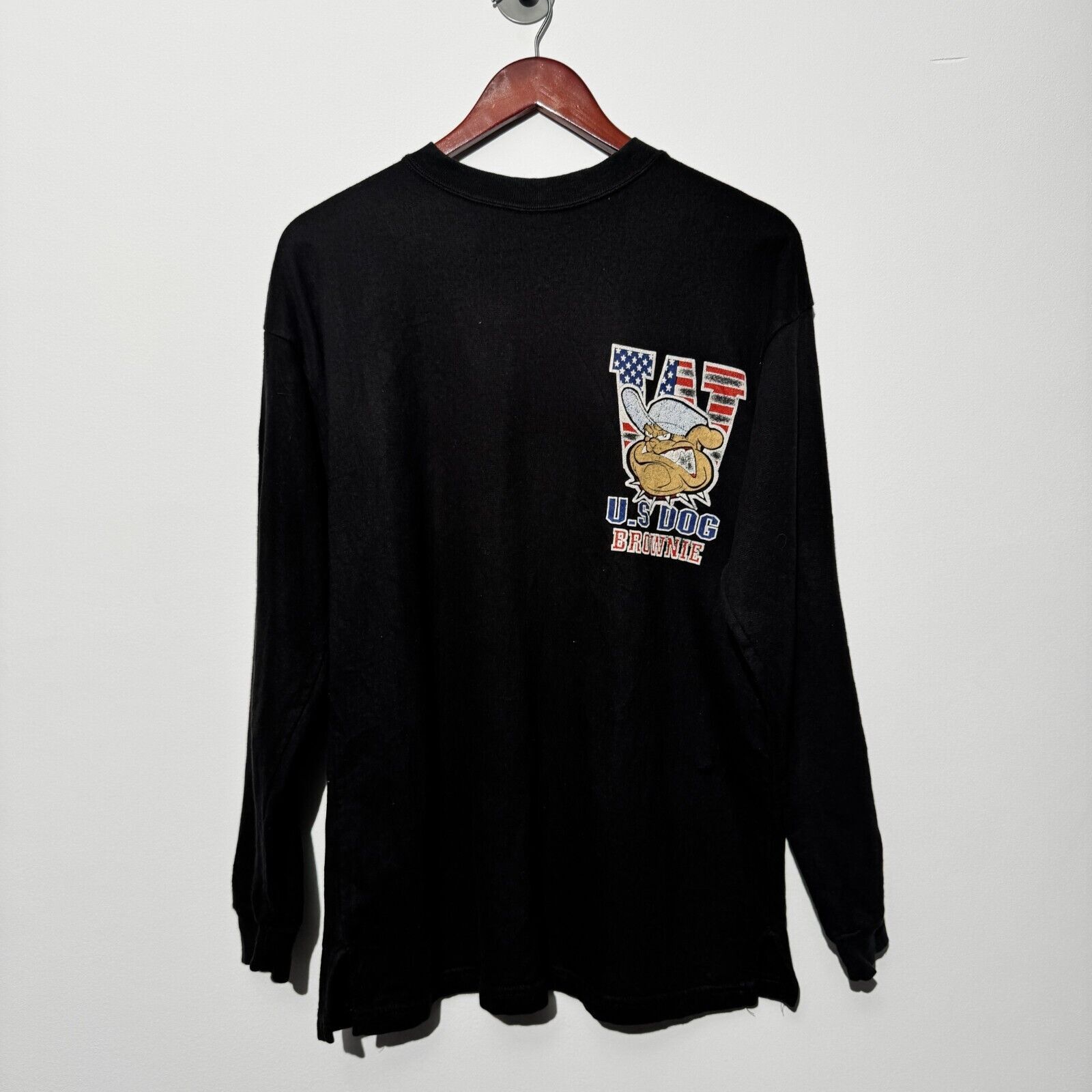 Vintage Vintage Unisex Black Cotton Crewneck Size M Regular Fit Size US M / EU 48-50 / 2 - 7 Thumbnail