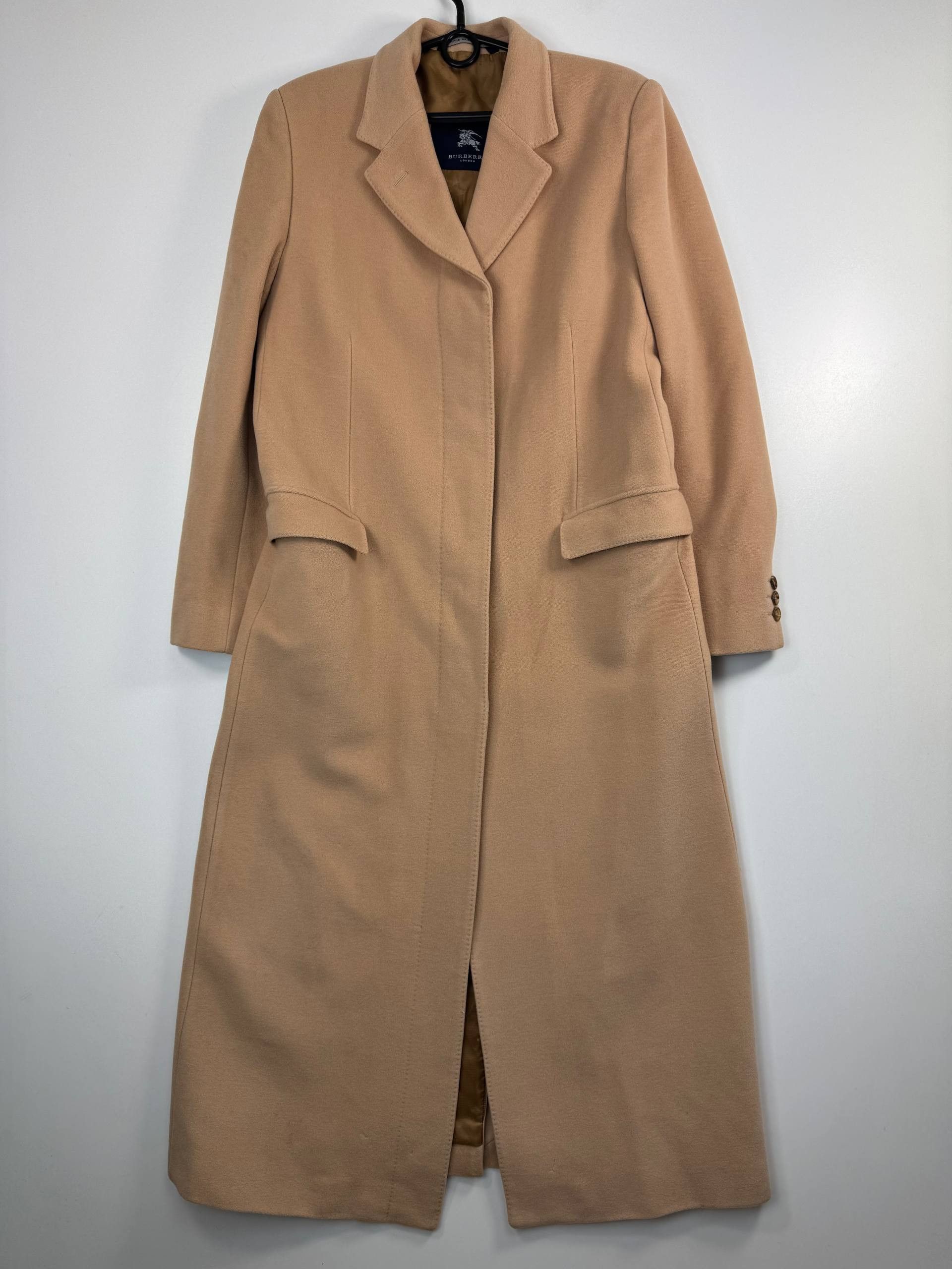 Burberry Burberry London Women's Camel Wool Long Coat Made England 14 Size L / US 10 / IT 46 - 1 Thumbnail