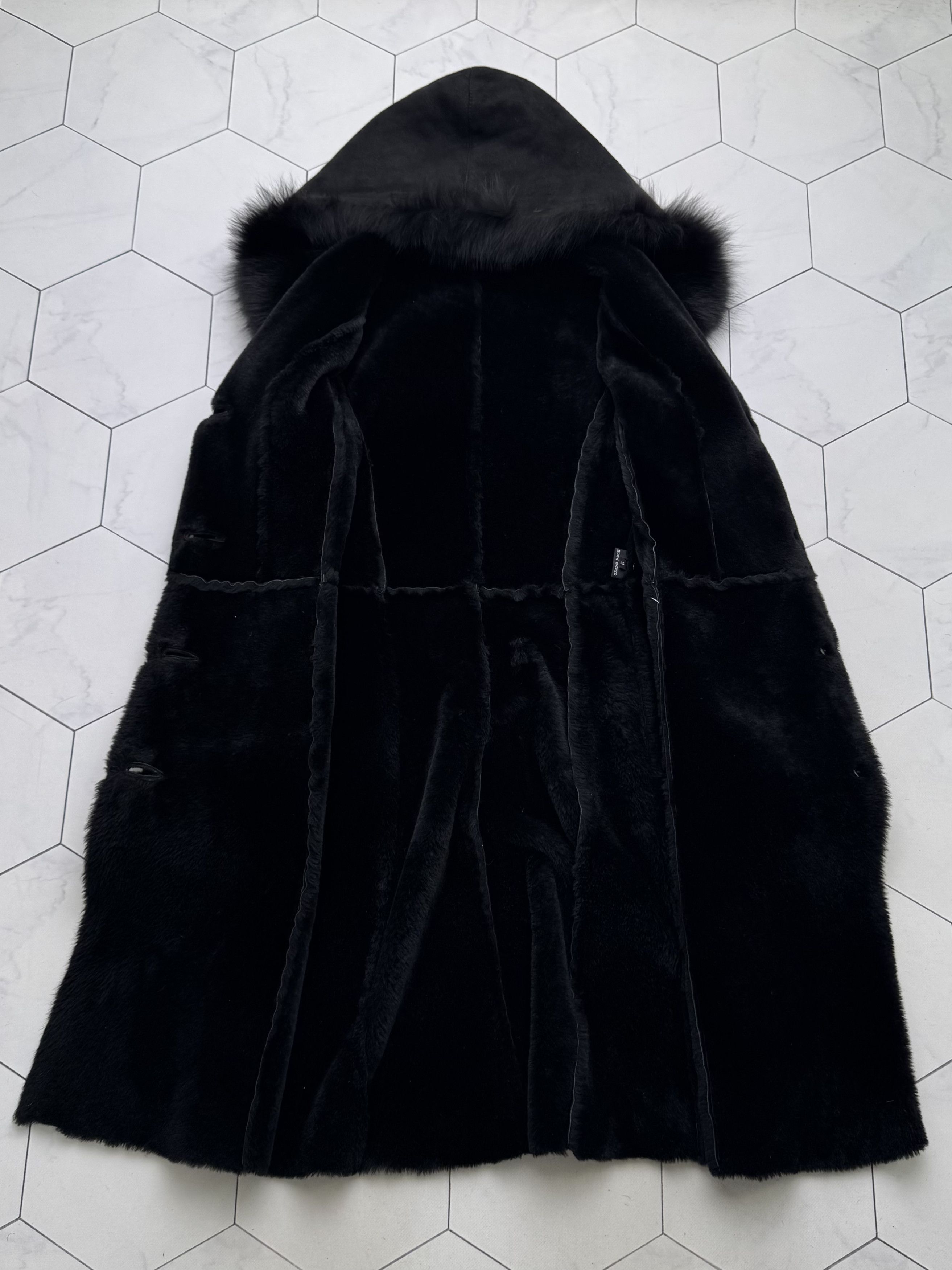 Vintage Vintage Real Sheepskin Coat Hooded Shearling Leather Coat B4 Size S / US 4 / IT 40 - 11 Thumbnail