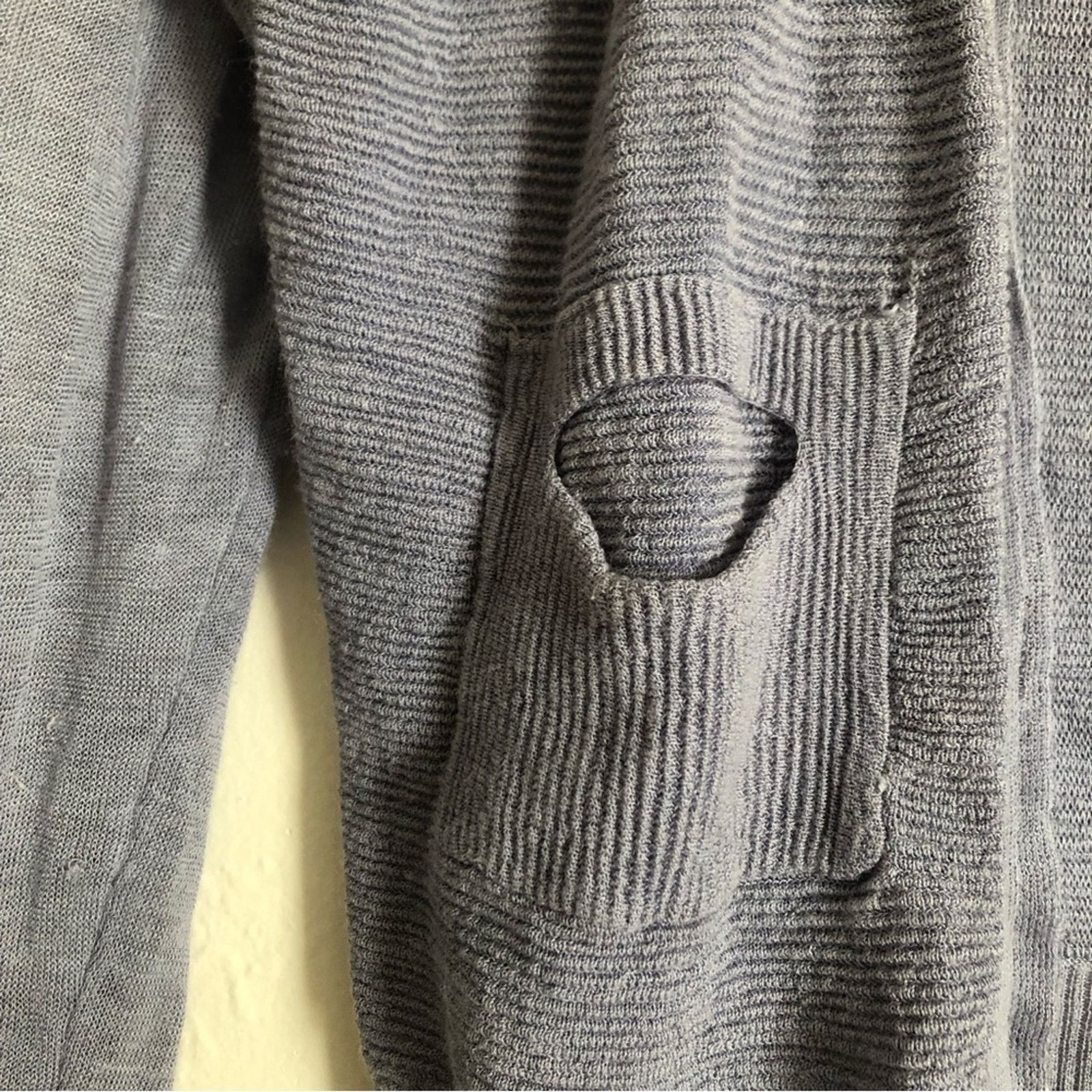 Other Mirui Korean KFashion Purple Ribbed Knit Cardigan Sweater Size XS / US 0-2 / IT 36-38 - 4 Thumbnail