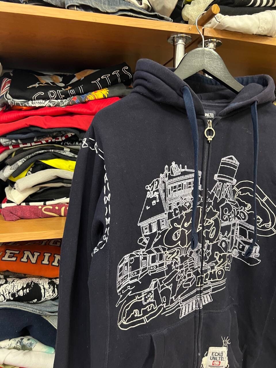 Ecko Unltd. × Japanese Brand Crazy Y2K Ecko Unltd. Zip-Up Hoodie Size US L / EU 52-54 / 3 - 2 Thumbnail