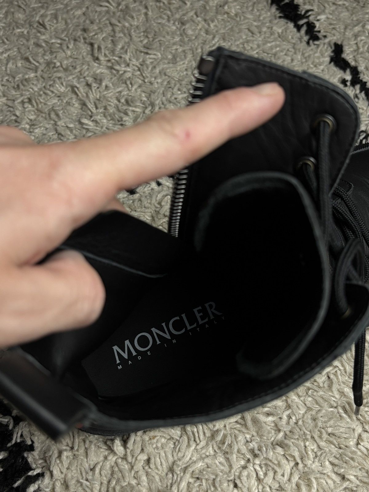 Moncler Moncler Larue Treck Ankle High Leather Boots Outdoor Size US 11 / EU 44 - 16 Thumbnail