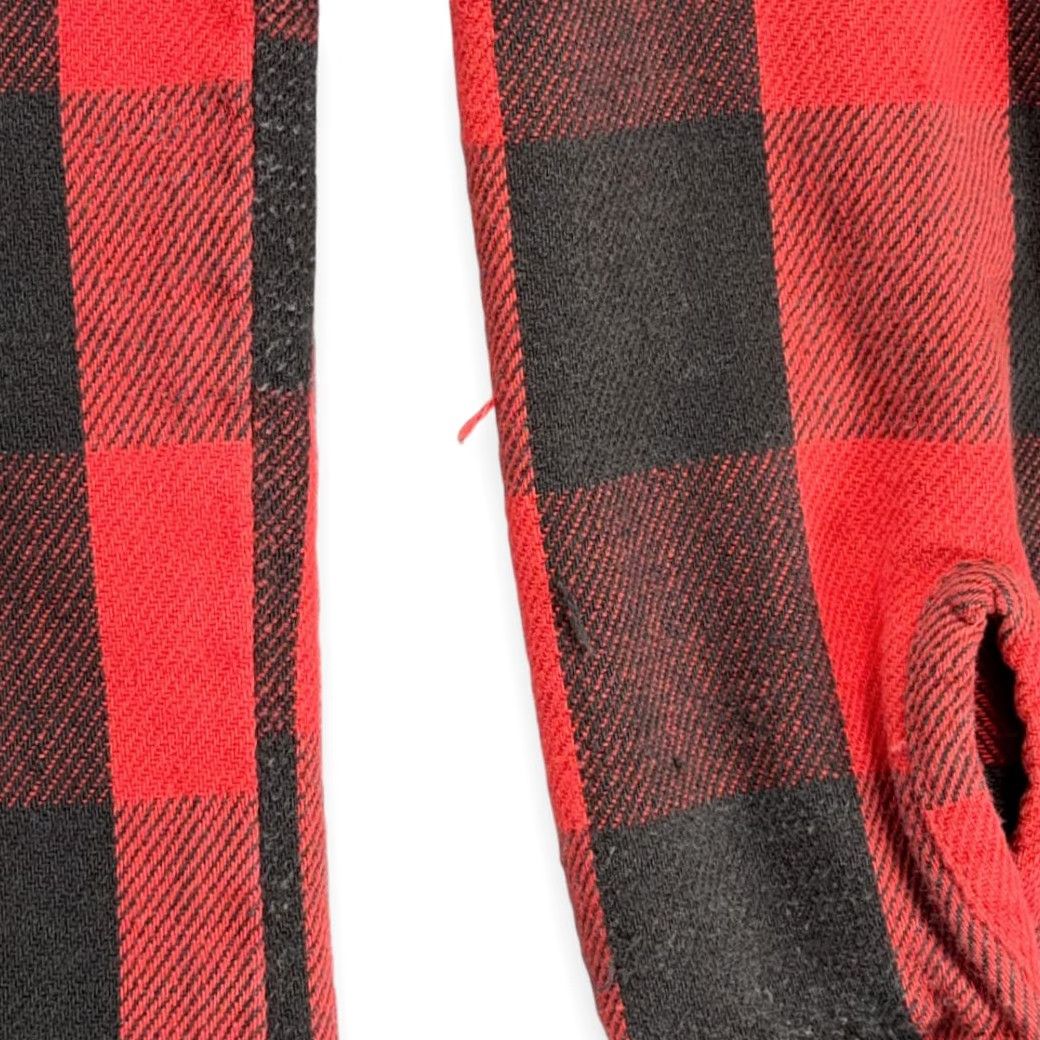 Vintage VINTAGE Five Brother Shirt Mens Adult MEDIUM Red Buffalo Plaid Flannel USA 80s Button-Up Potentials Size US M / EU 48-50 / 2 - 6 Thumbnail