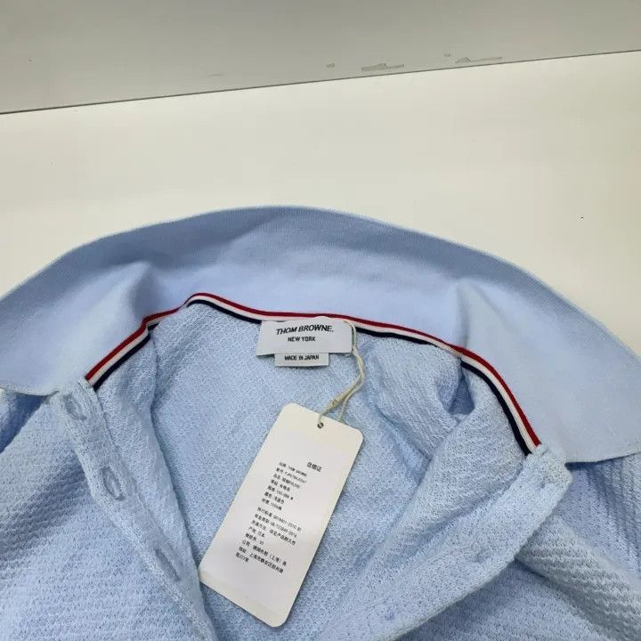 Thom Browne Thom Browne Striped Short Sleeve Polo Shirt -2507 Size M / US 6-8 / IT 42-44 - 3 Thumbnail