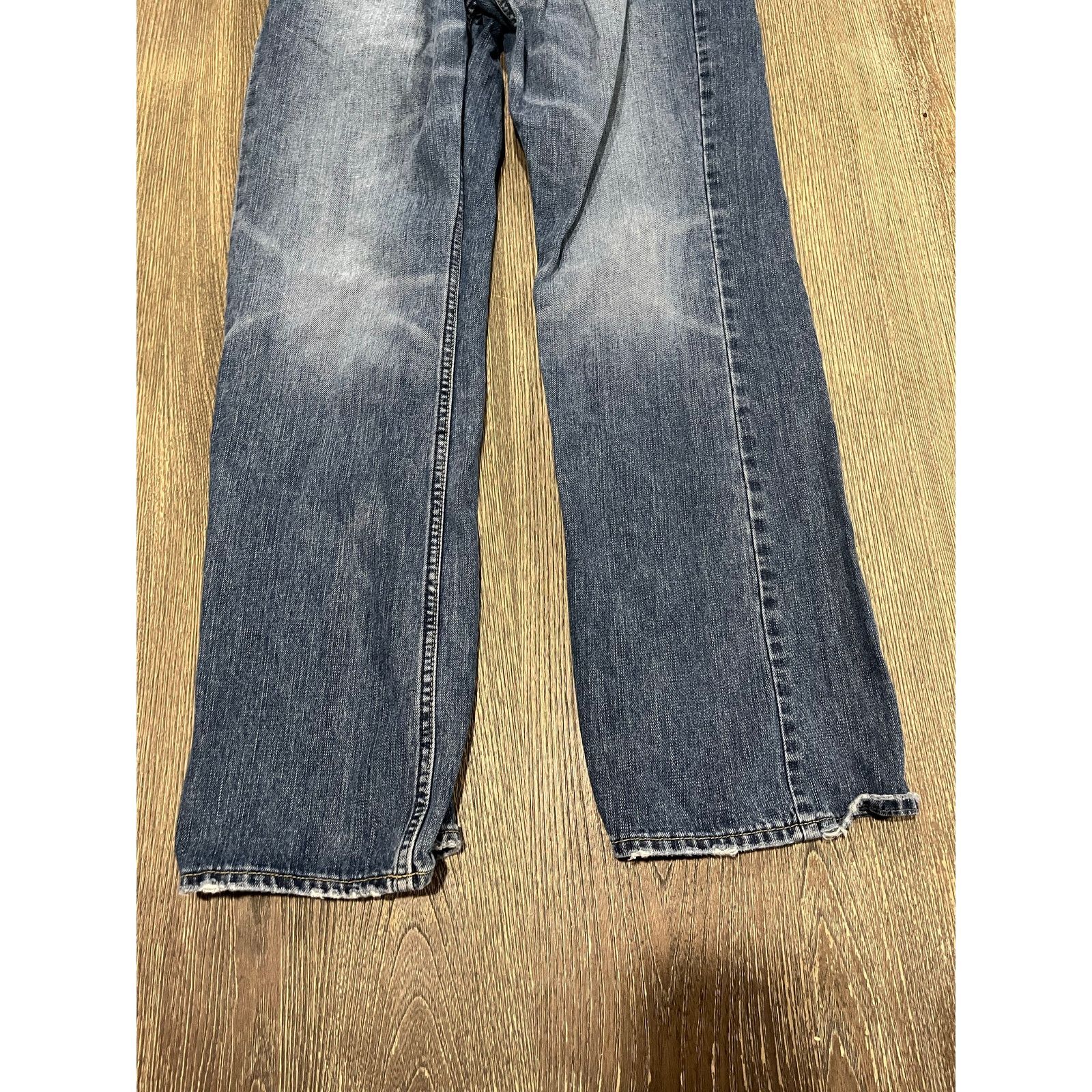 American Eagle Outfitters American Eagle Mens Bootcut Jeans Mid-Rise Blue Size 32/34 Size US 32 / EU 48 - 3 Thumbnail