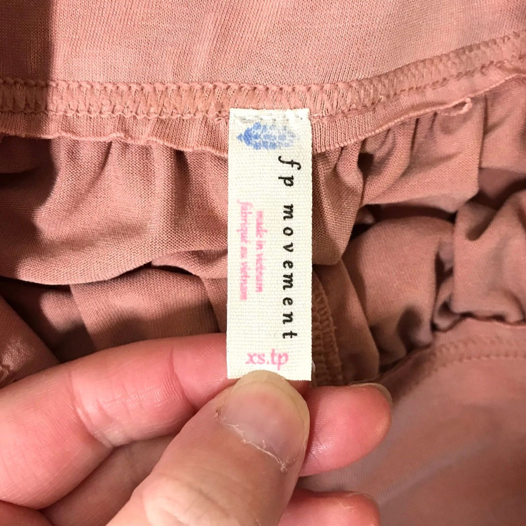 Vintage FP Movement Mauve Pink Harem Joggers High Waist Cinch Ankle Pants XS Size 26" / US 2 / IT 38 - 7 Thumbnail