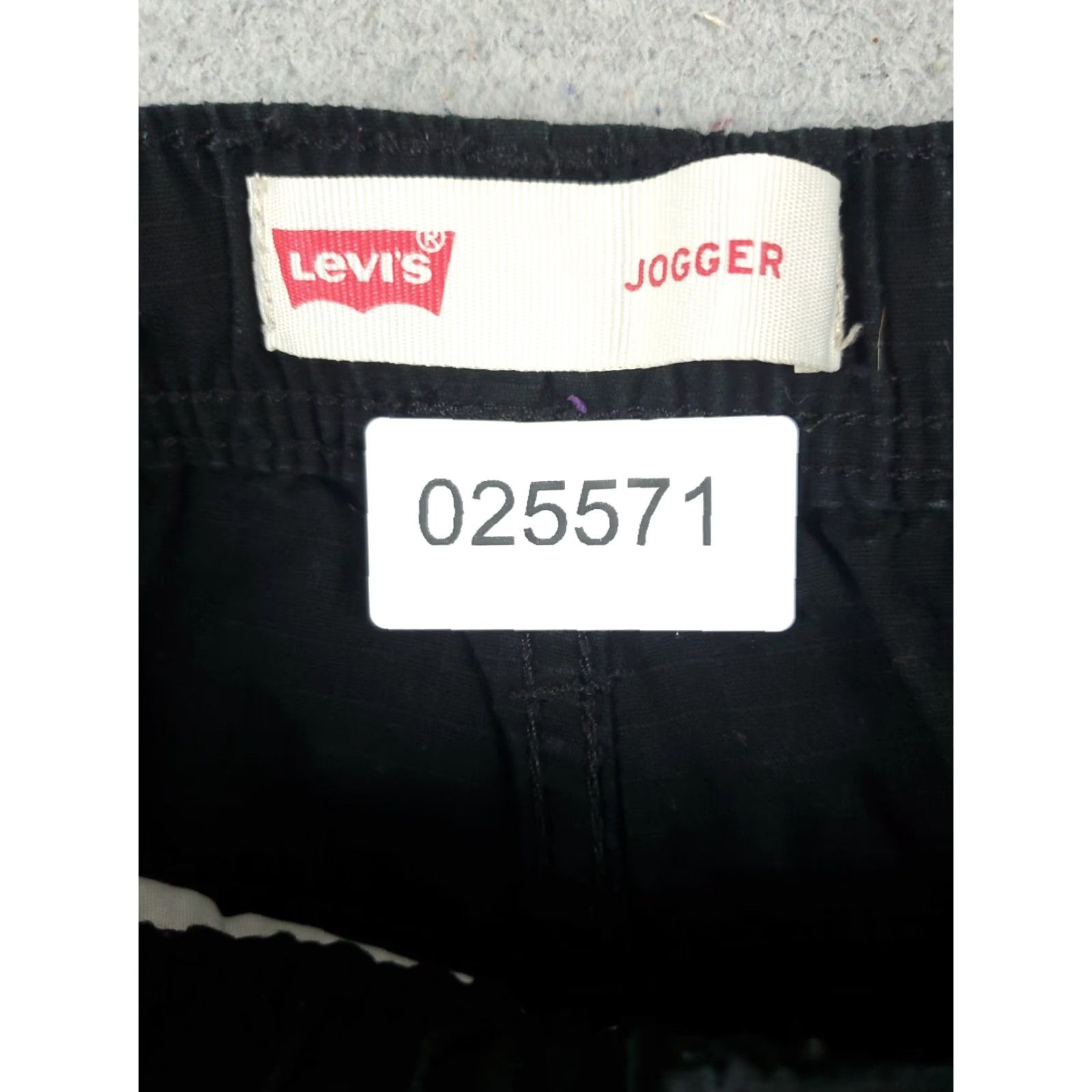 Levi's Levi's Mens Jogger Pants Small Black Casual Athletic Activewear Waist Tie 90s Sports Size US 29 - 8 Thumbnail