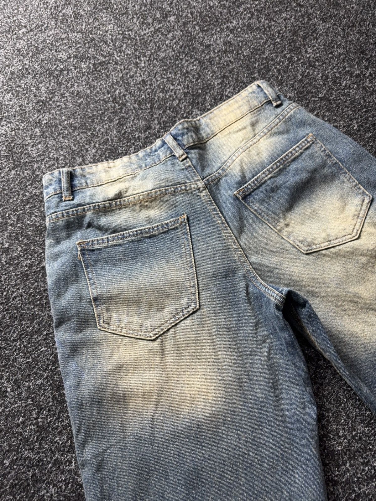 Japanese Brand Japanese Avant Garde Punk Style Distressed Panel Denim Jeans Size US 30 / EU 46 - 14 Thumbnail