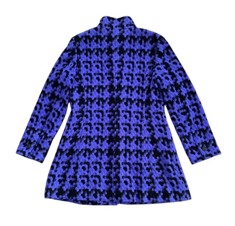 Art Comes First × Louis Feraud Cozy Nice Pattern Feraud Paris Blend Wool Jacket Size S / US 4 / IT 40 - 2 Thumbnail