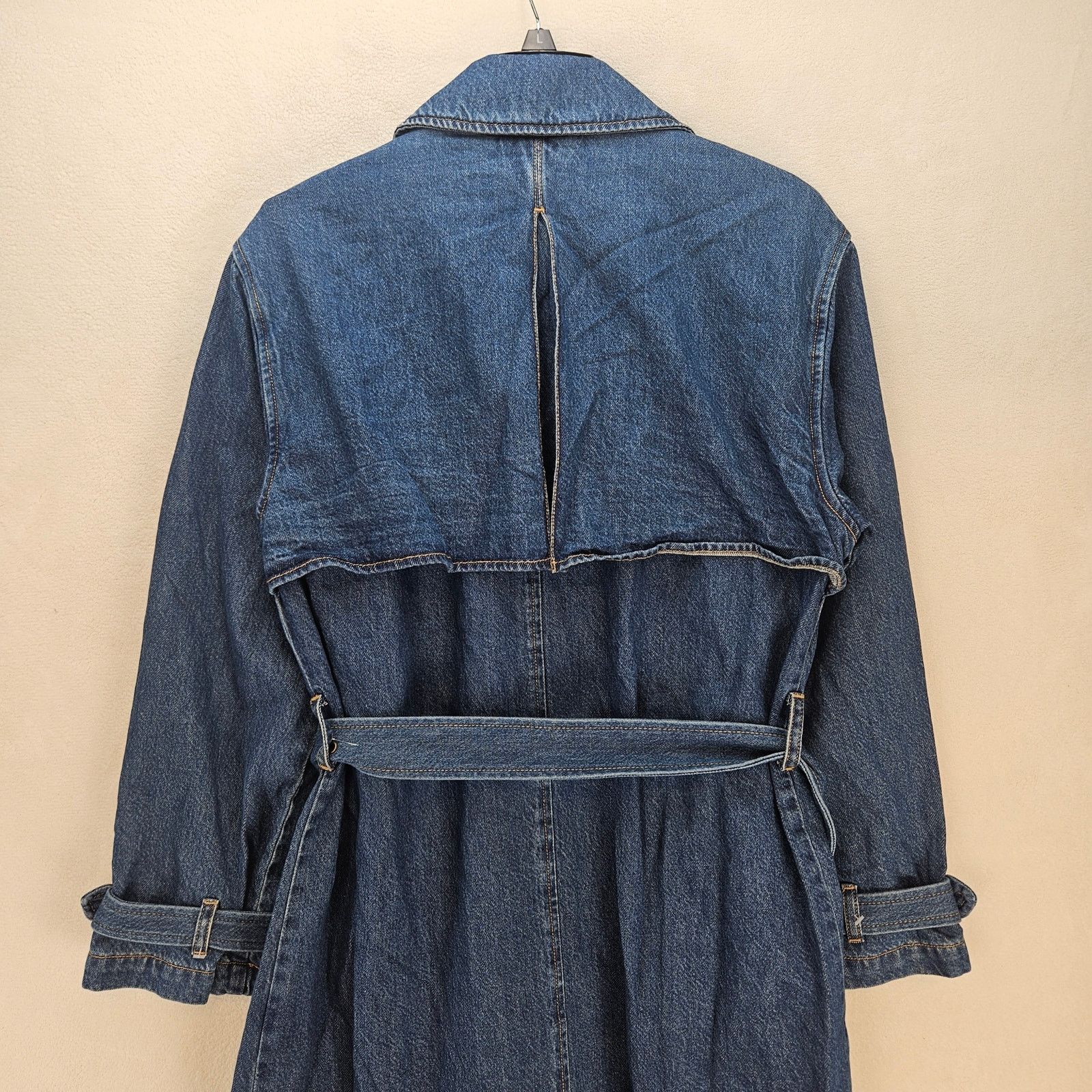 Levi's LEVIS WOMEN'S SMALL SPADE TRENCH COAT DARK WASH A89760001 Size S / US 4 / IT 40 - 10 Thumbnail