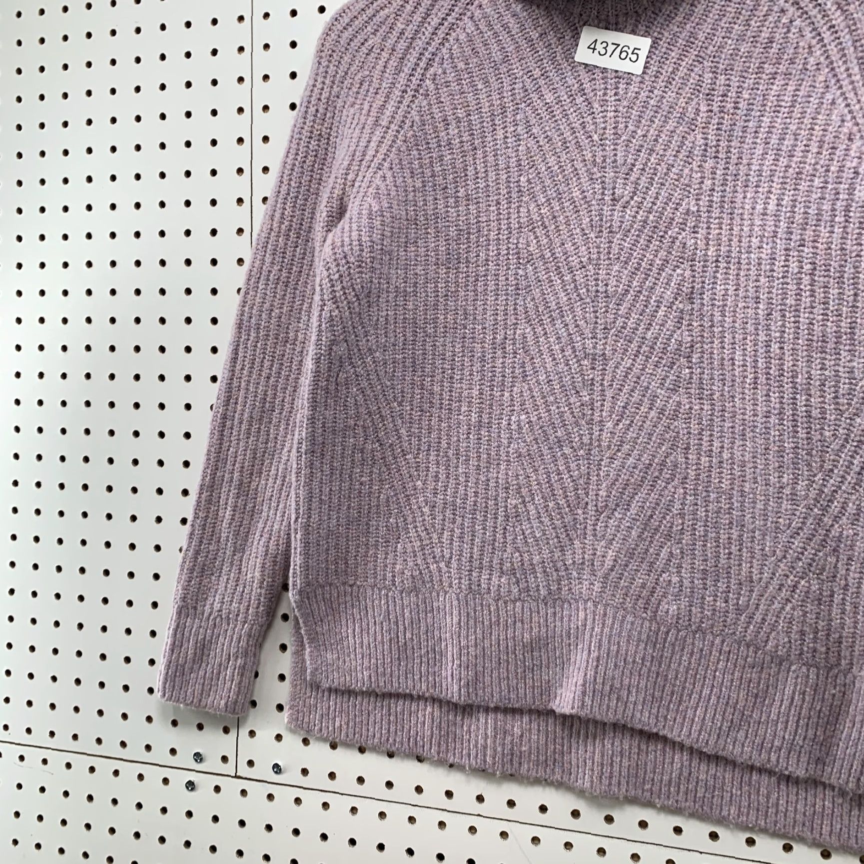 Madewell Madewell Wool Blend Purple Turtleneck Sweater Womens 2XS Knit Pullover, Cozy Knit Pullover, Winter Fall, Purple, 2XS Womens Pullover Size XXS / US 00 / IT 34 - 3 Thumbnail