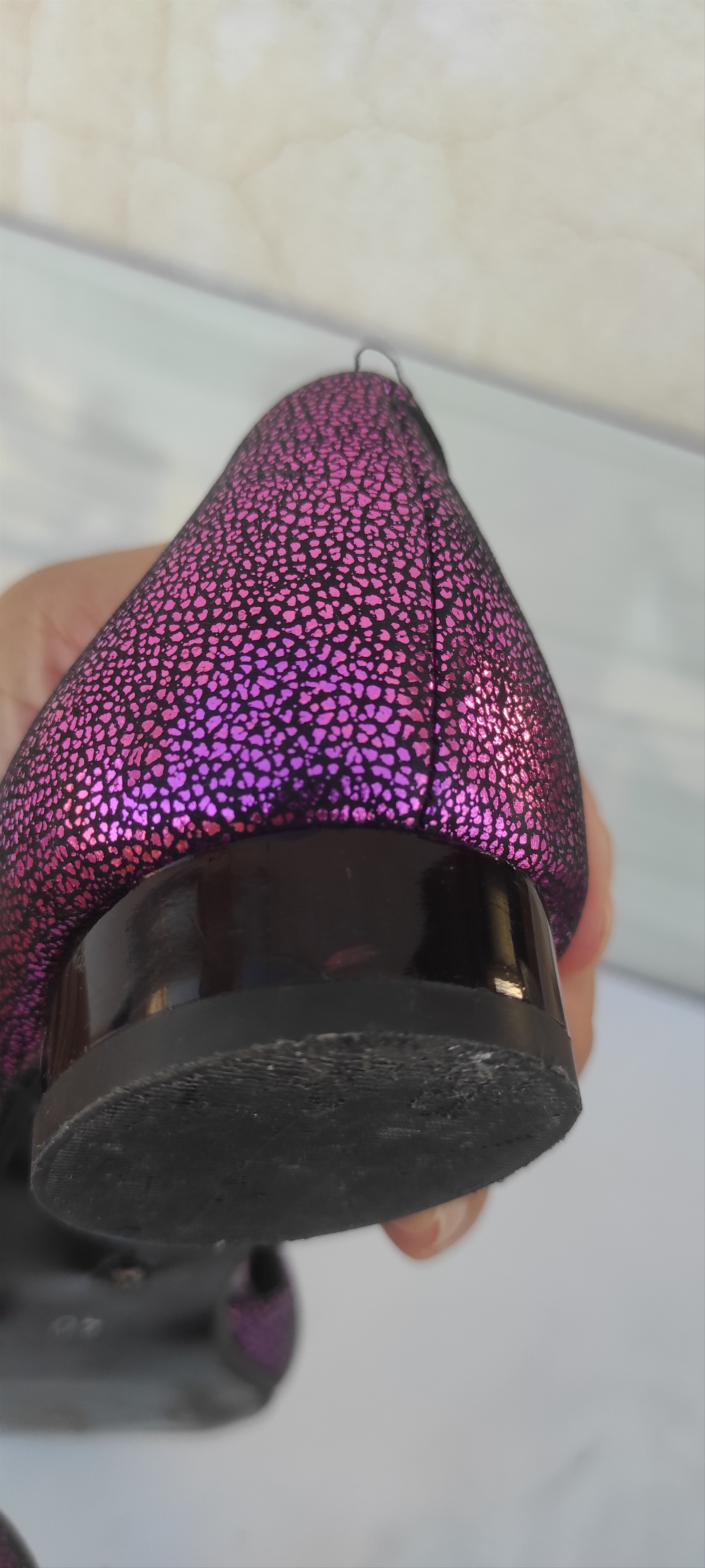 Other Larissa Ballerina Flat Women Sparkling Glitter Shoes Size US 10 / IT 40 - 7 Thumbnail