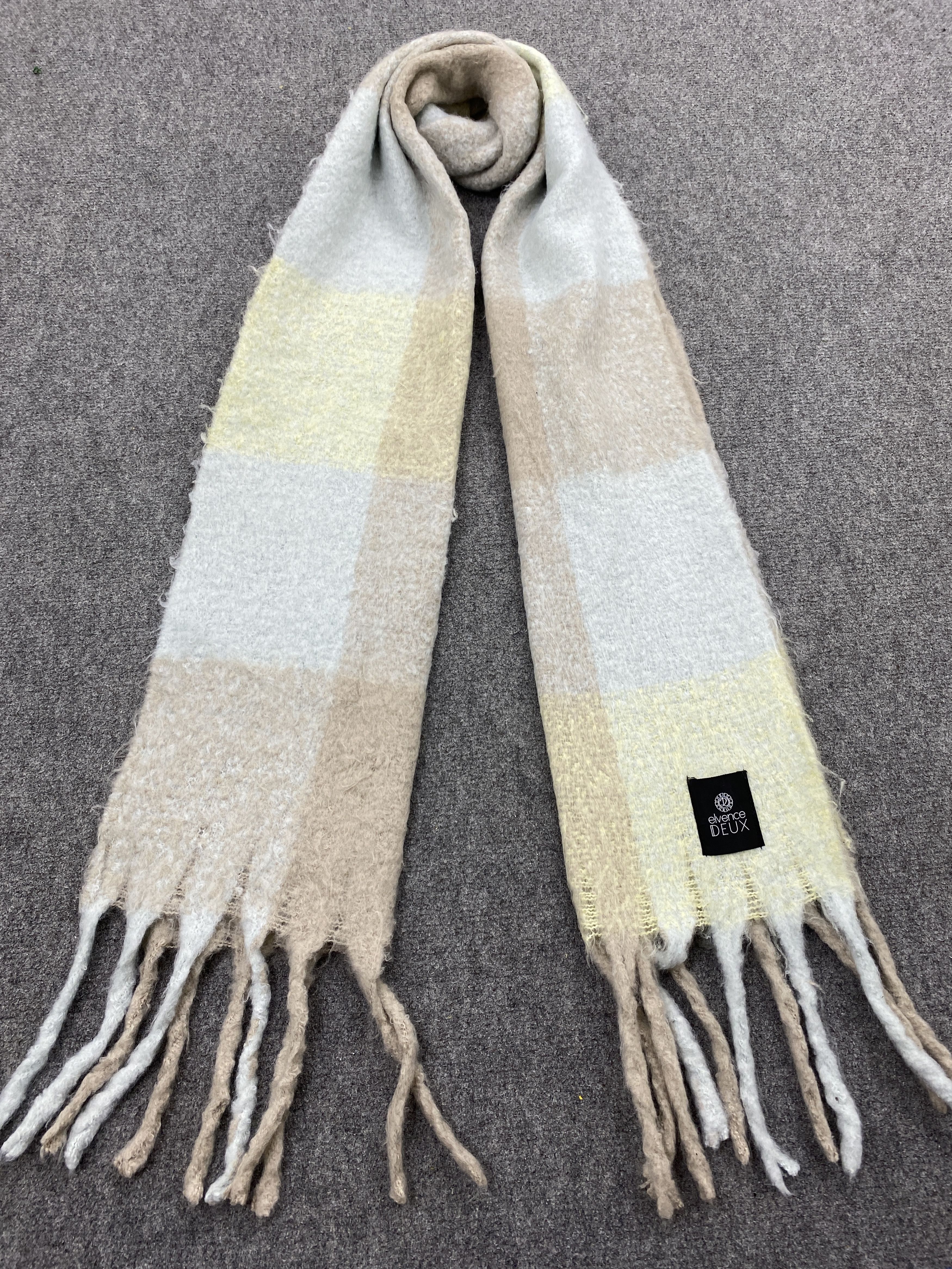 Vintage Elvence Deux Mohair Scarf / Muffler / Scarf - SC0020 Size ONE SIZE - 1 Thumbnail