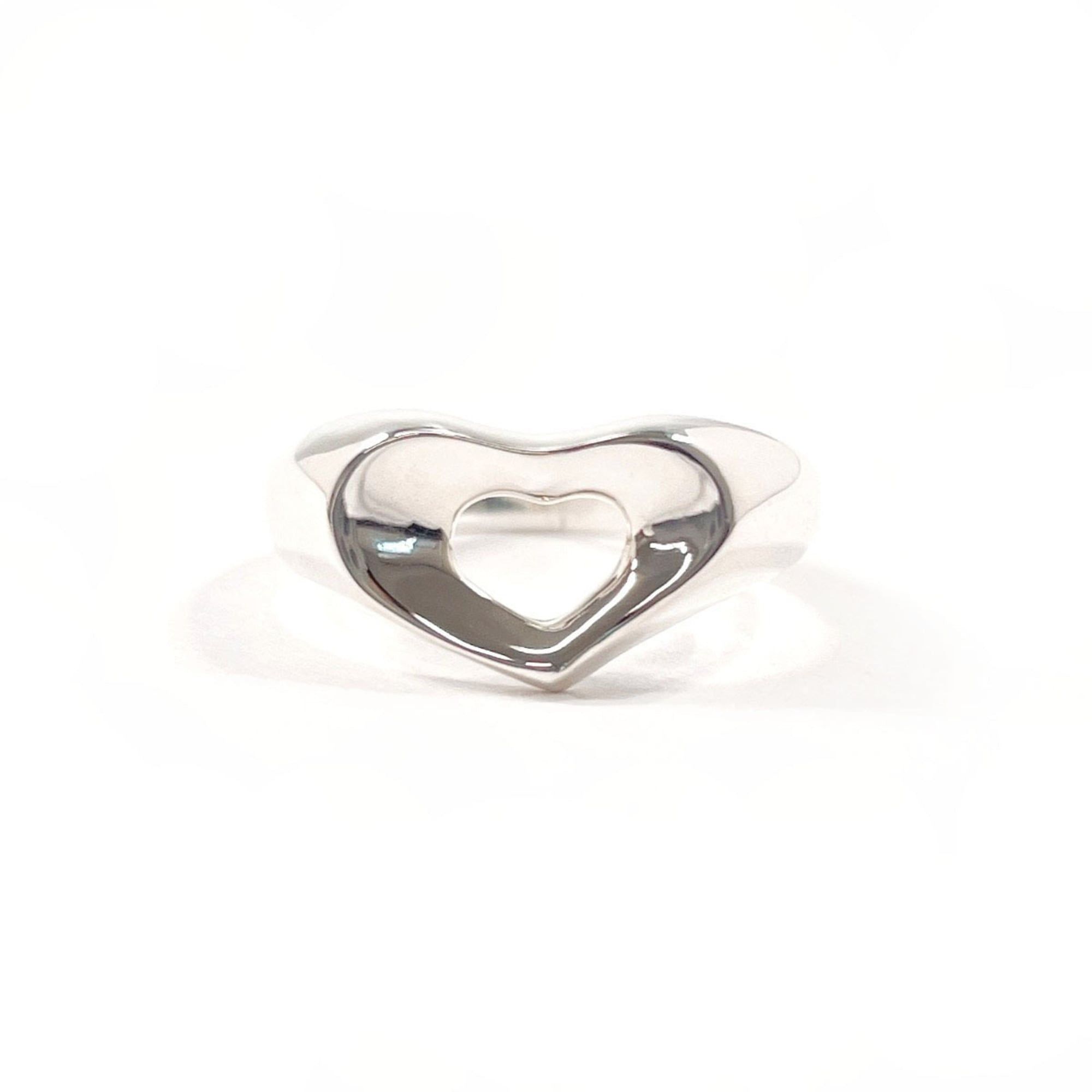 Tiffany & Co. TIFFANY&Co. Tiffany Open Heart Elsa Peretti Ring, Sterling Silver 925, 10.5cm, Women's Size ONE SIZE - 1 Thumbnail