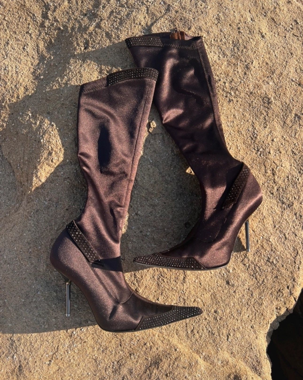 Designer × Vintage Knife Old money Burgundy Boots El dantes Gianmarco Lorenzi Size US 9.5 / IT 39.5 - 4 Thumbnail