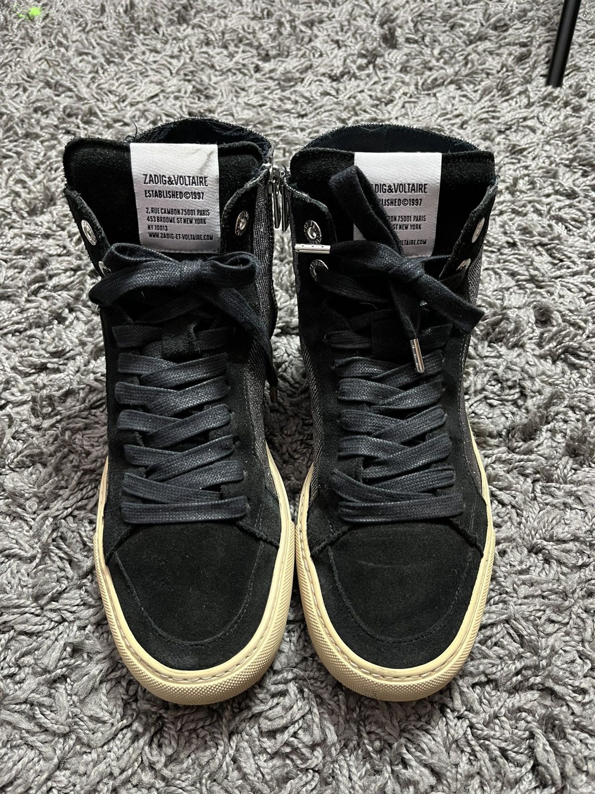 Zadig & Voltaire Zadig & Voltaire Zv1747 High Flash Sparkle High Top Size US 9 / IT 39 - 2 Thumbnail