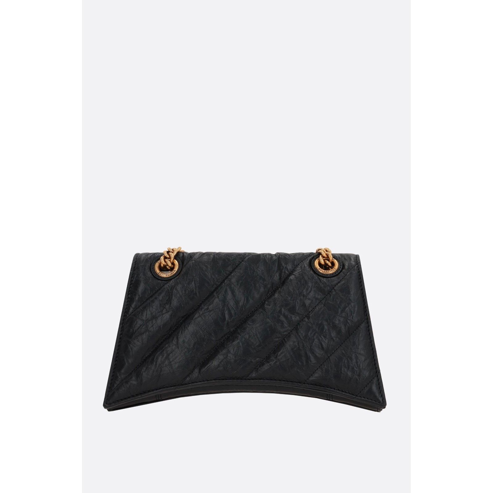 Balenciaga BALENCIAGA Crush Small Black Leather Shoulder Bag New Size ONE SIZE - 3 Thumbnail