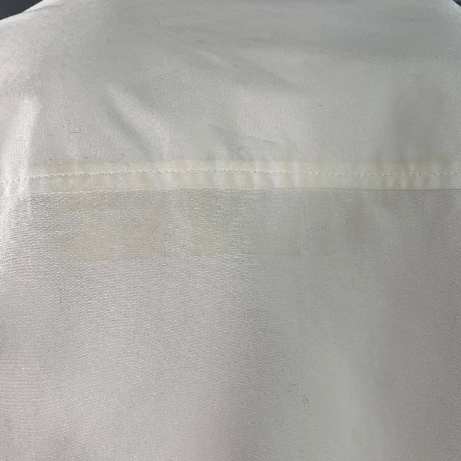 Nili Lotan NILI LOTAN White Cotton Pleated Bib Tuxedo Long Sleeve Shirt Size 48R - 5 Thumbnail