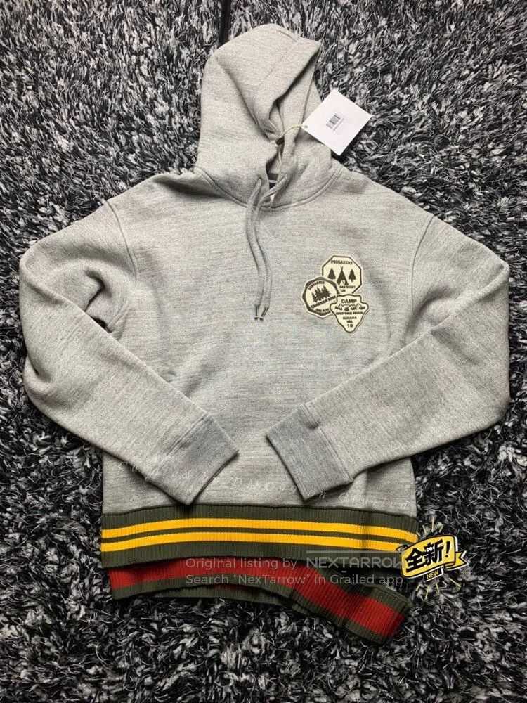 Dsquared2 DSQUARED2 Gray Hoodie. Size US M / EU 48-50 / 2 - 1 Thumbnail
