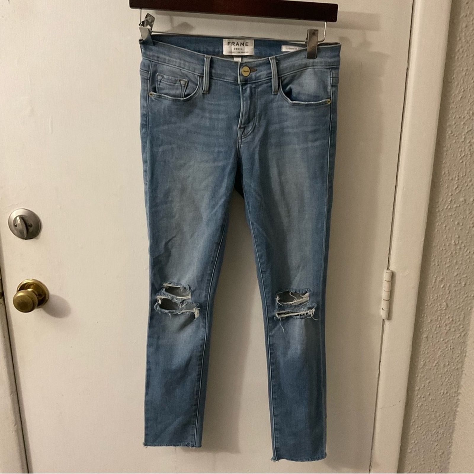 Frame FRAME Denim Waterloo Le Skinny de Jeanne Crop 26 Size 26" / US 2 / IT 38 - 1 Thumbnail