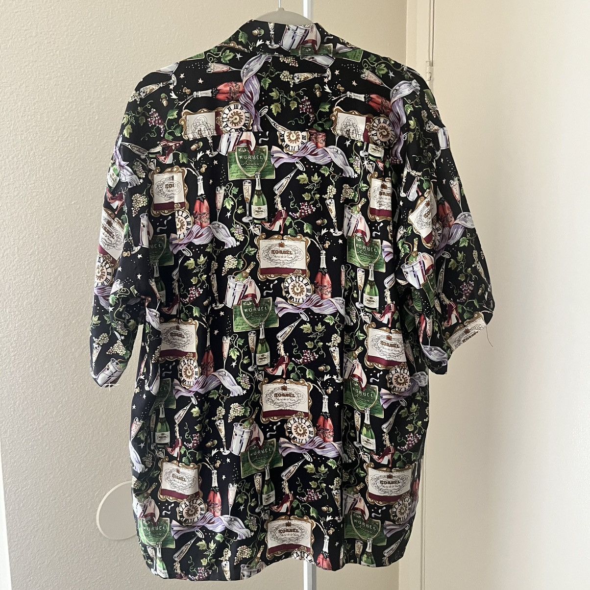 Nicole Miller 1994 Nicole Miller Limited Edition 100% Silk Korbel Shirt L Size US L / EU 52-54 / 3 - 5 Thumbnail