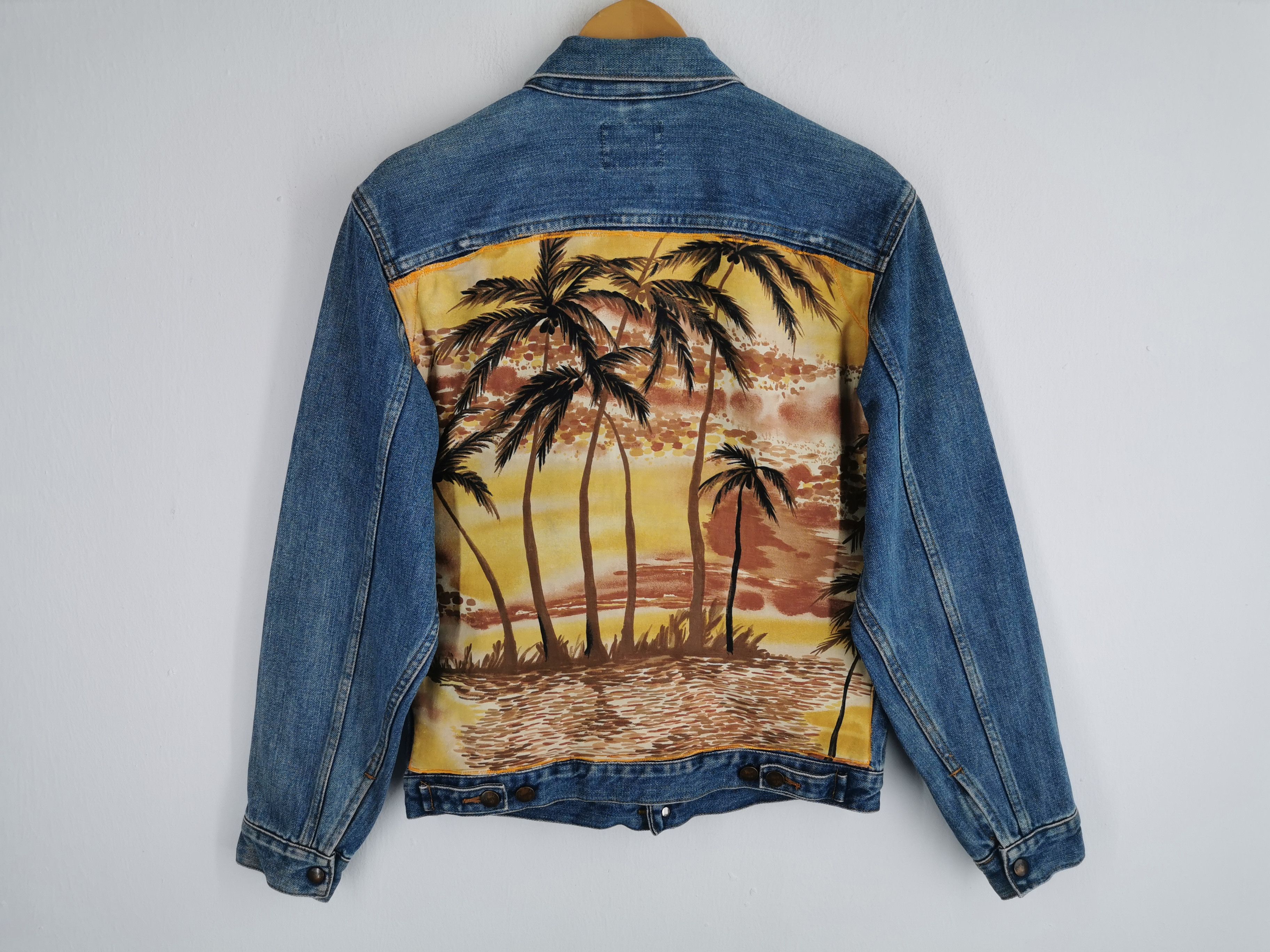 Wrangler Vintage 90's Wrangler Custom Denim Jacket Made In Japan Size US L / EU 52-54 / 3 - 2 Thumbnail