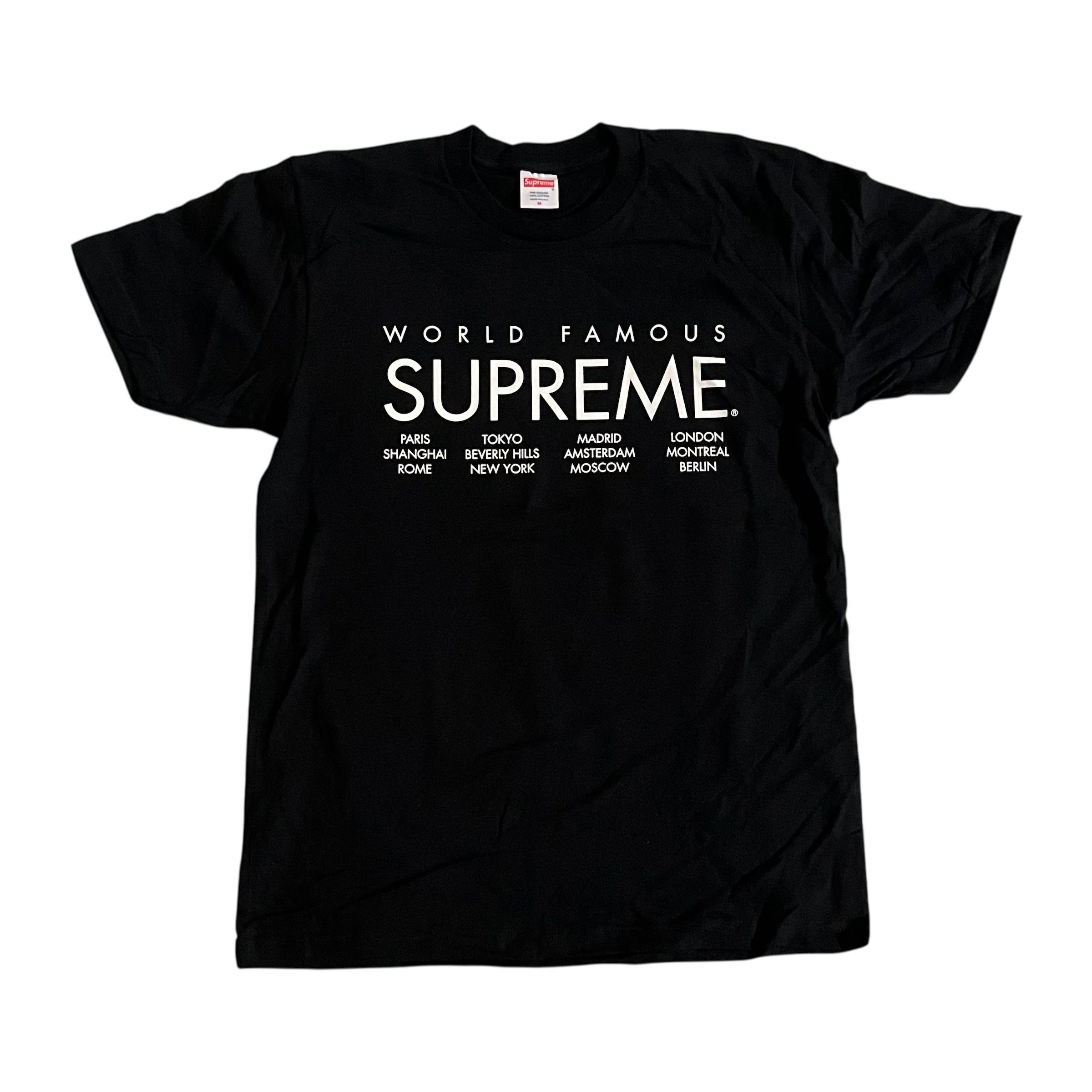 トップス 00s supreme world famous tee L Supreme × Vintage 2000s SUPREME World Famous Tee White | Grailed