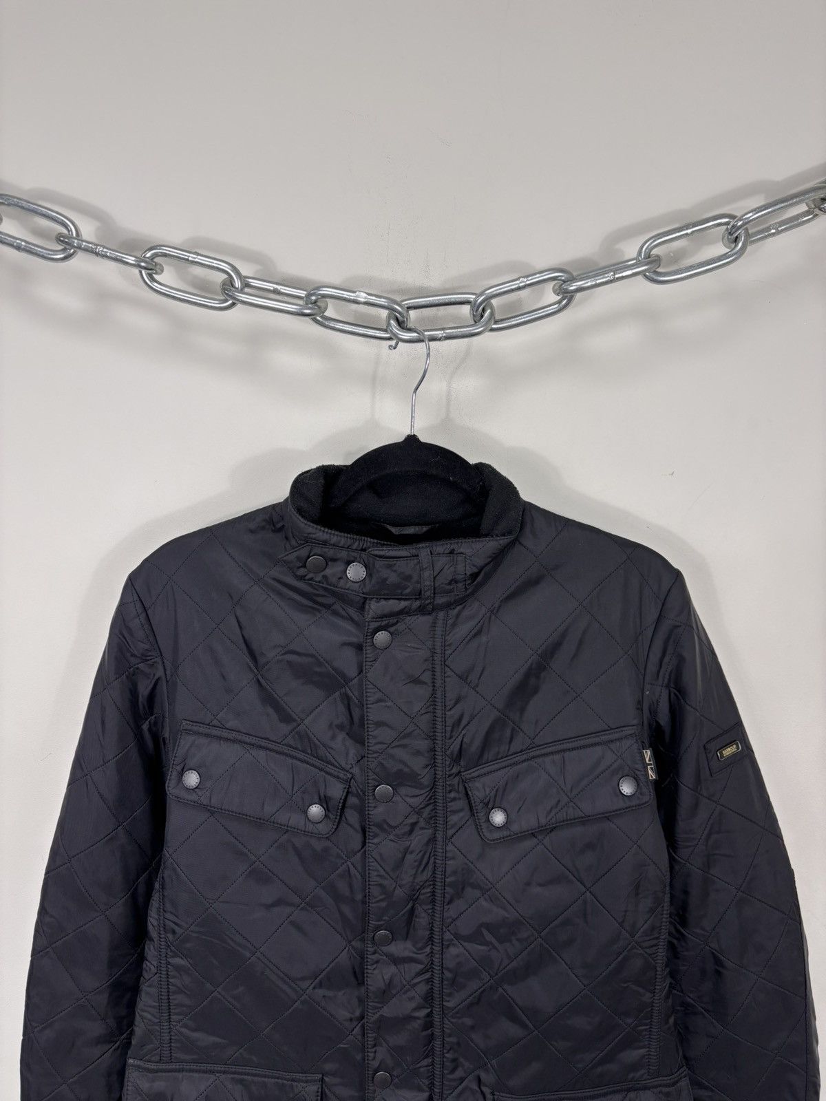 Barbour Barbour International Ariel Polarquilt Men’s Black Jacket Size US S / EU 44-46 / 1 - 2 Thumbnail