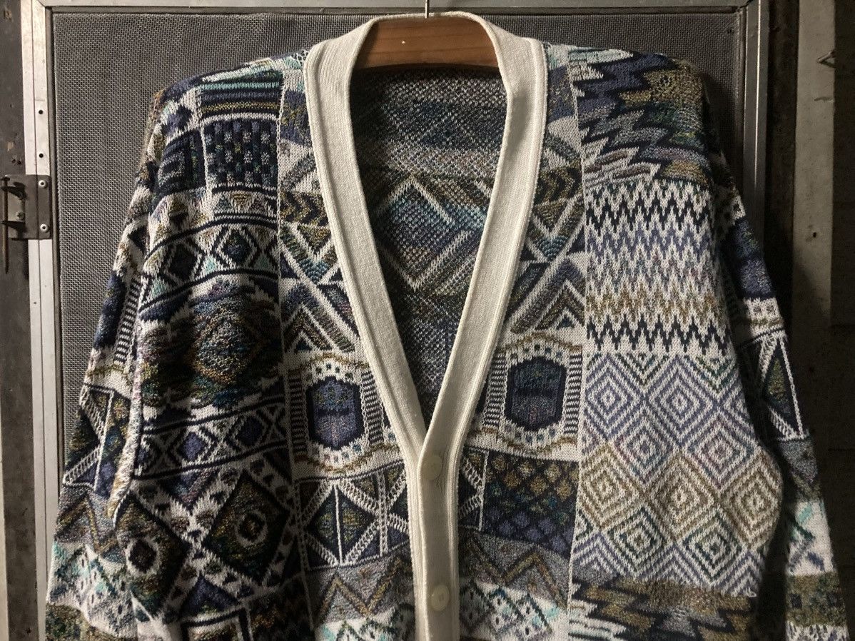 Designer Vintage Cardigan Coogi Style Size US M / EU 48-50 / 2 - 2 Thumbnail